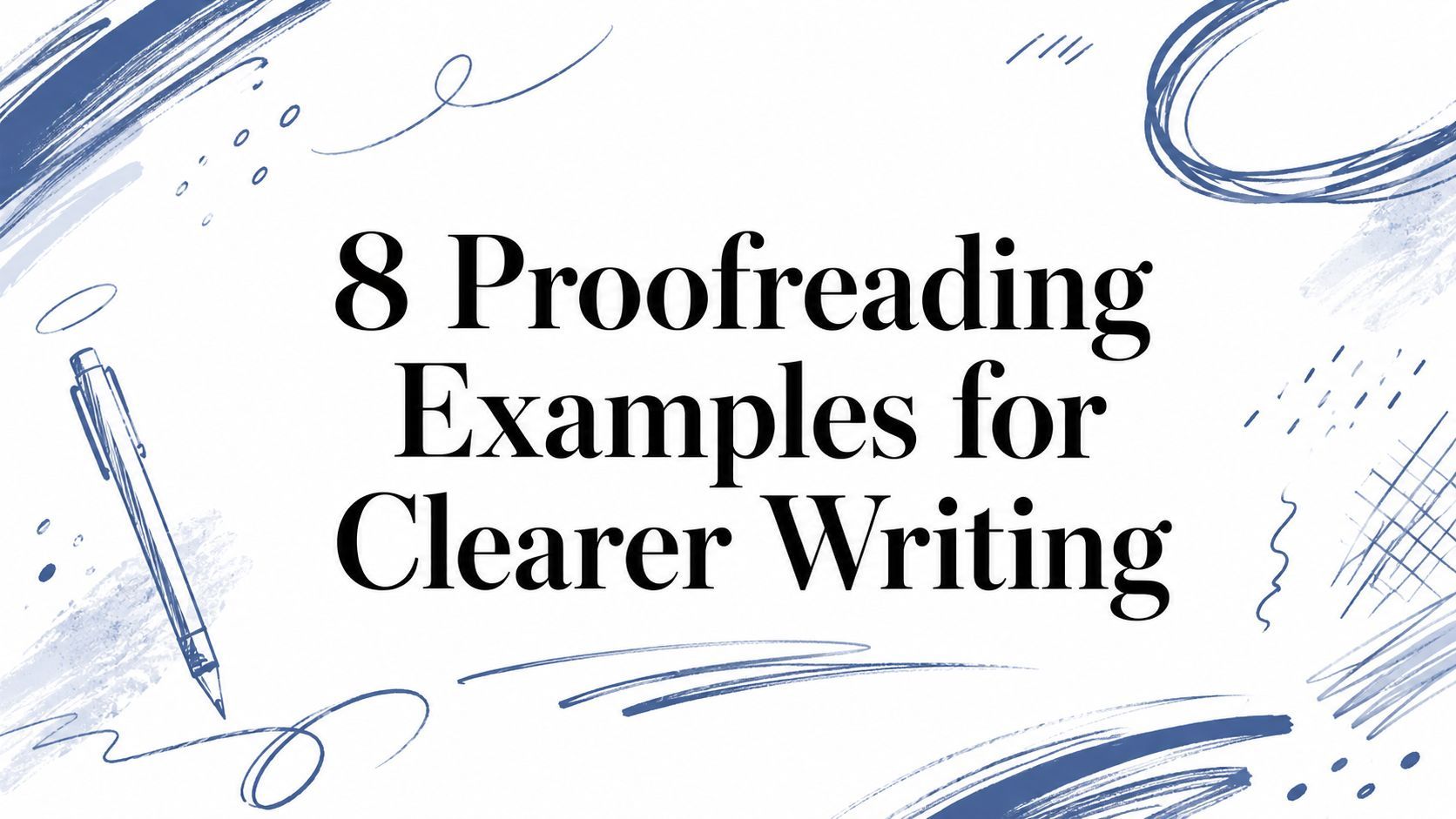 8 Proofreading Examples for Clearer Writing