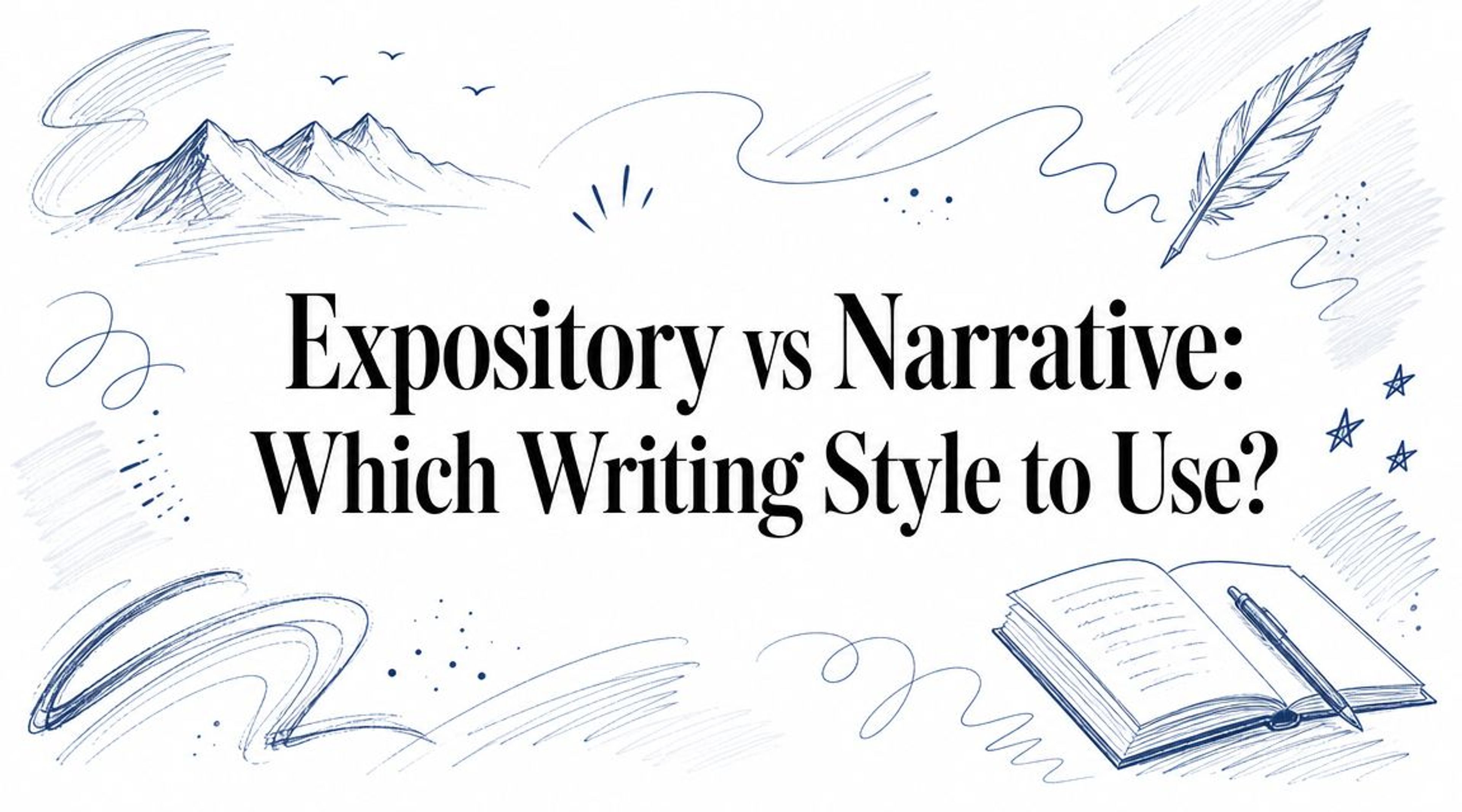 Expository vs Narrative: Which Writing Style to Use?