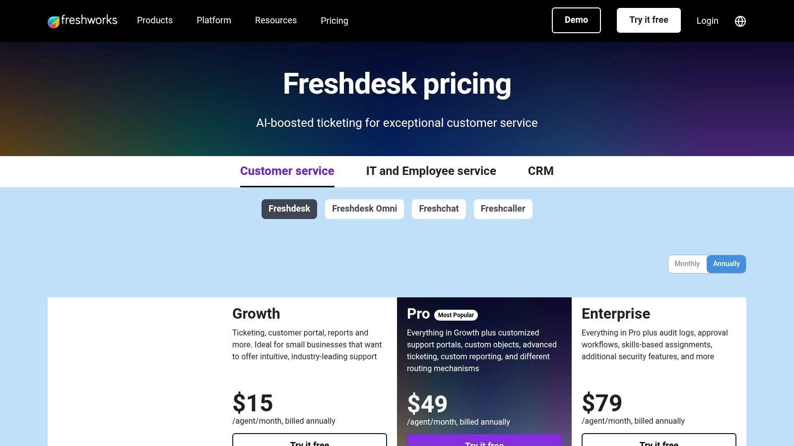 Freshdesk / Freshdesk Omni (Freddy AI)