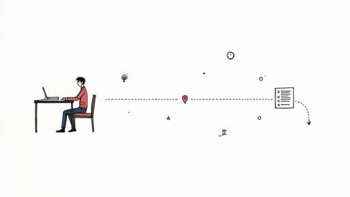 A person using a laptop with a lightbulb icon, symbolizing AI-powered ideas for writing.