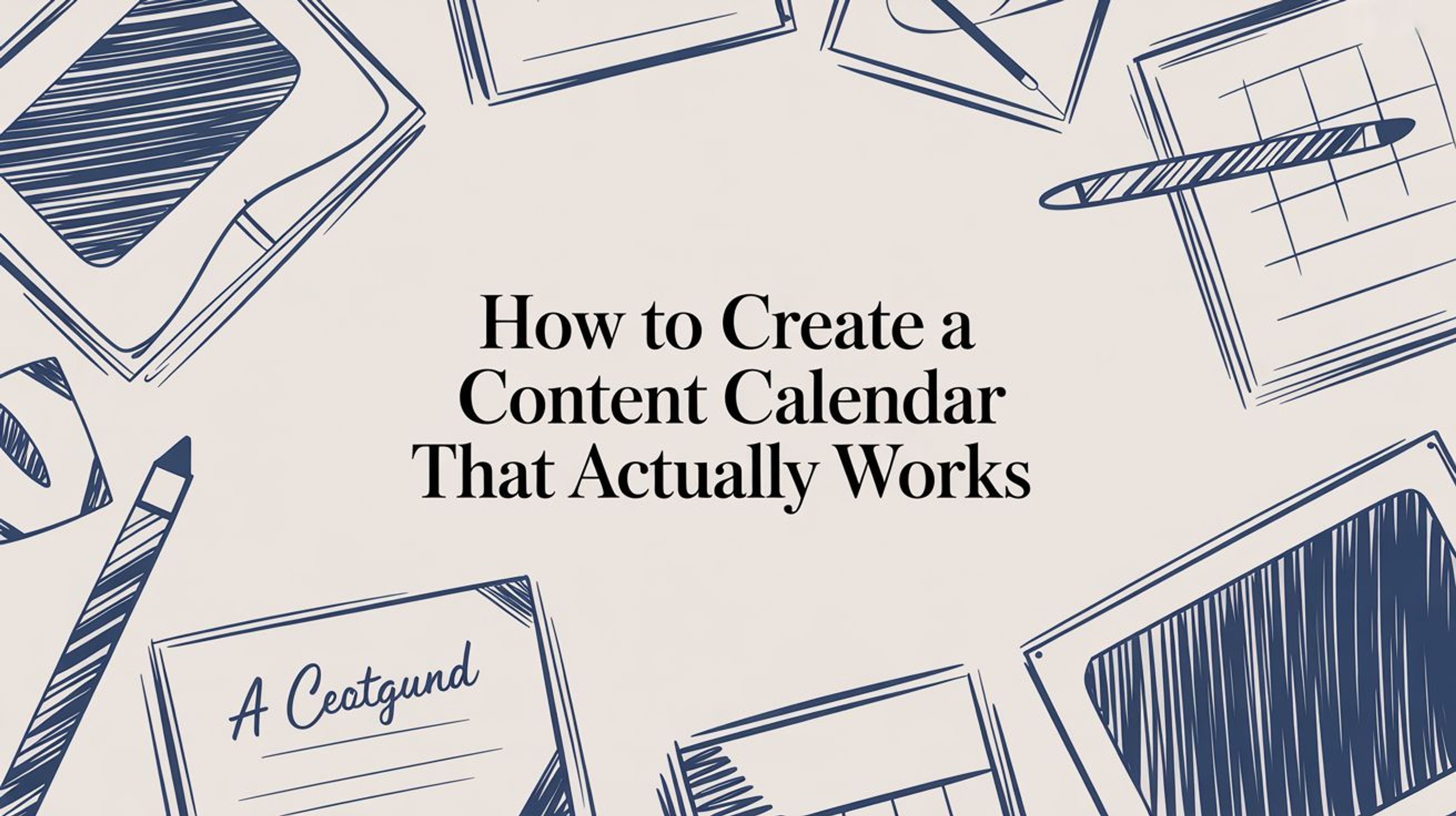 How to Create a Content Calendar That Actually Works