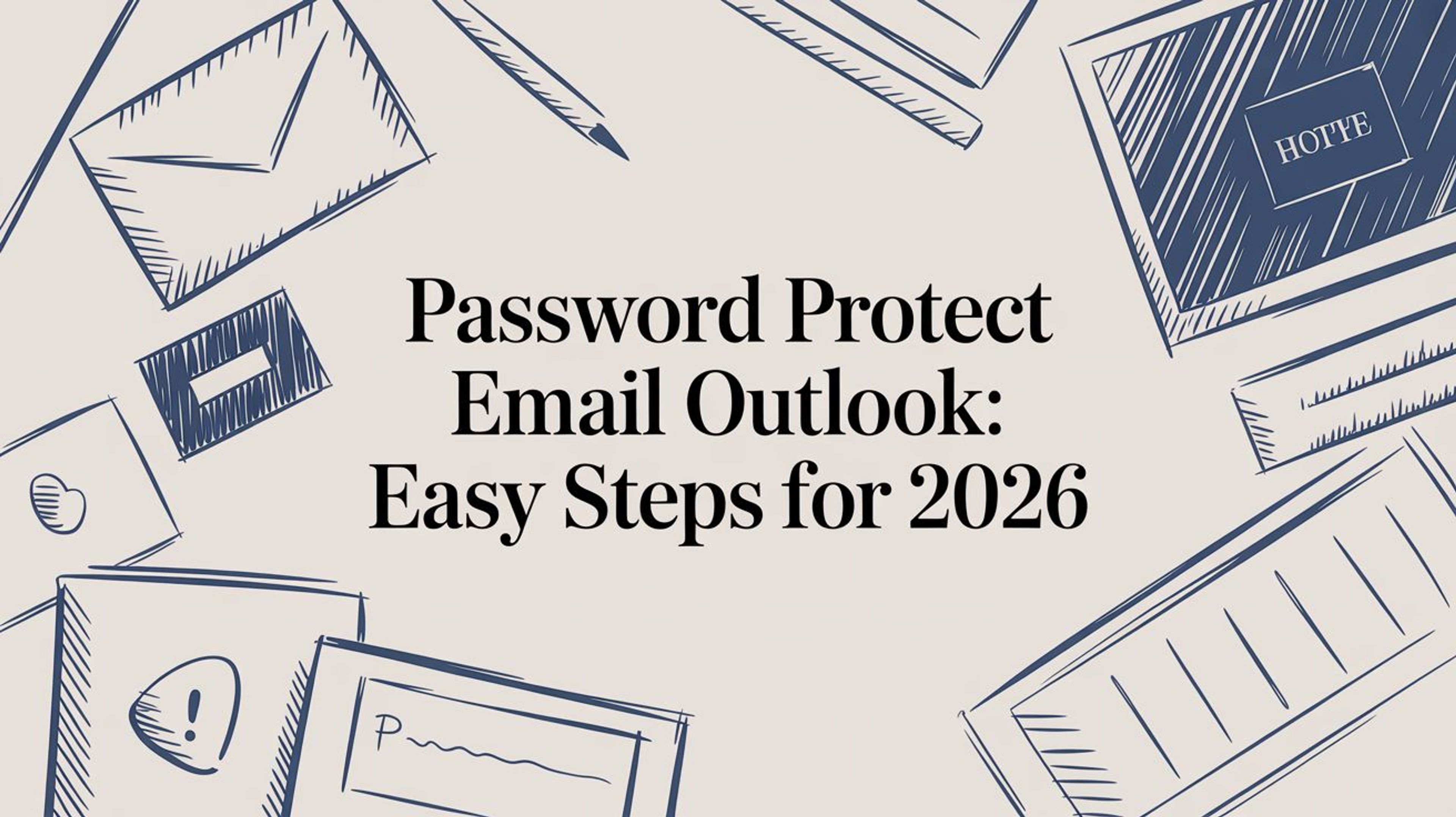 Password Protect Email Outlook: Easy Steps for 2026