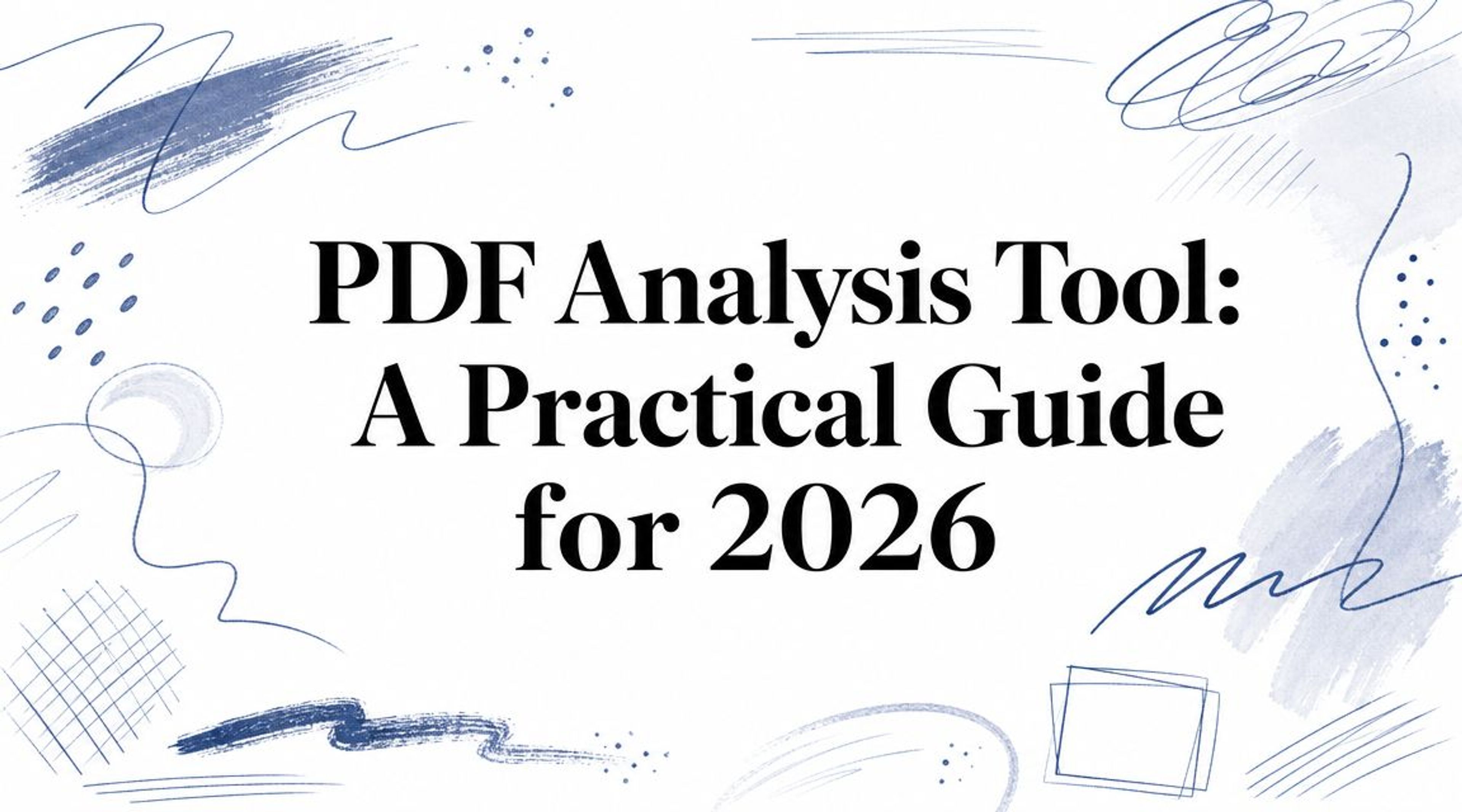 PDF Analysis Tool: A Practical Guide for 2026