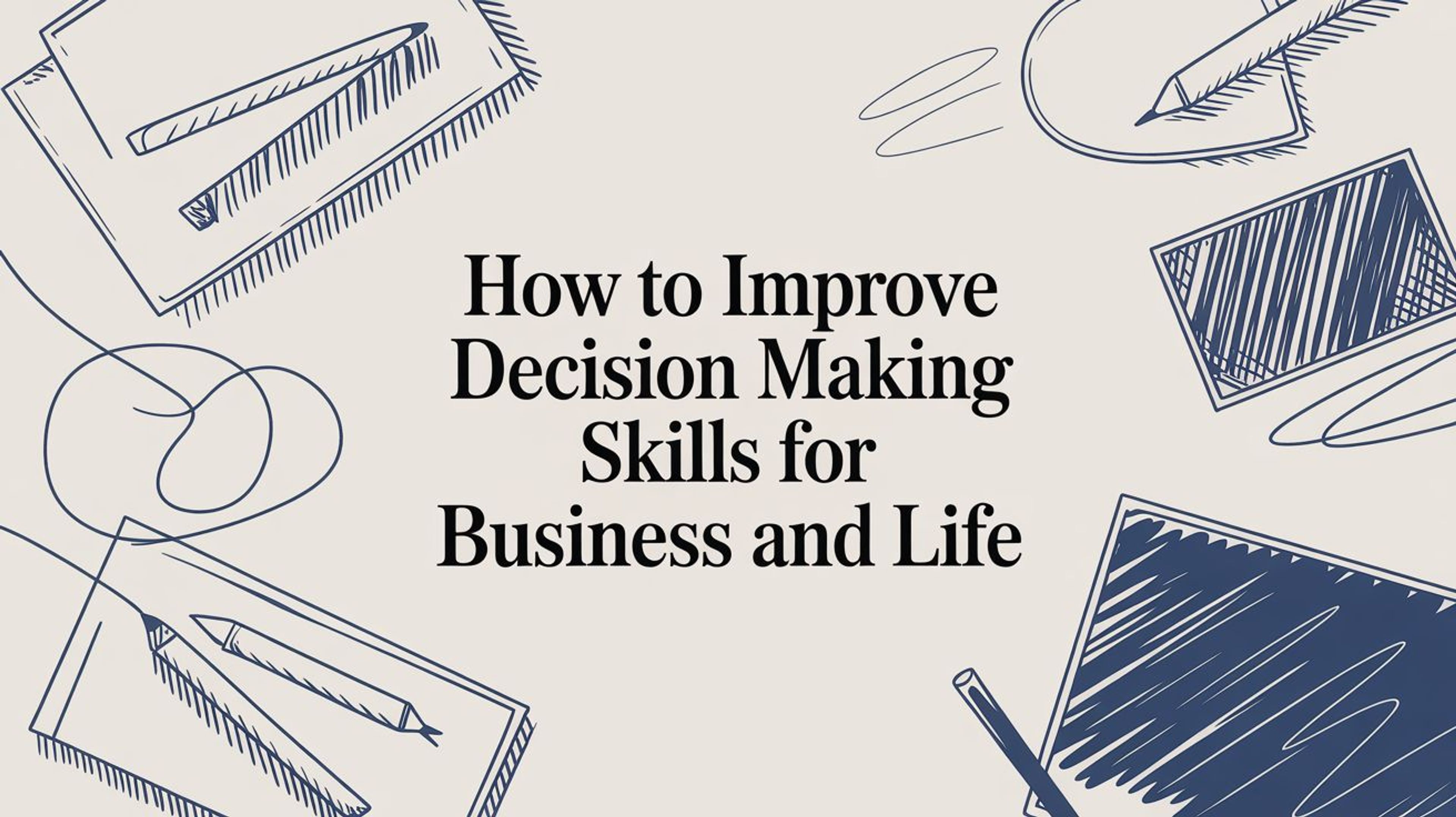 How to Improve Decision Making Skills for Business and Life