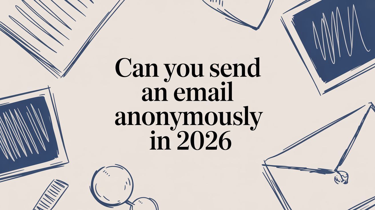 Can You Send an Email Anonymously in 2026