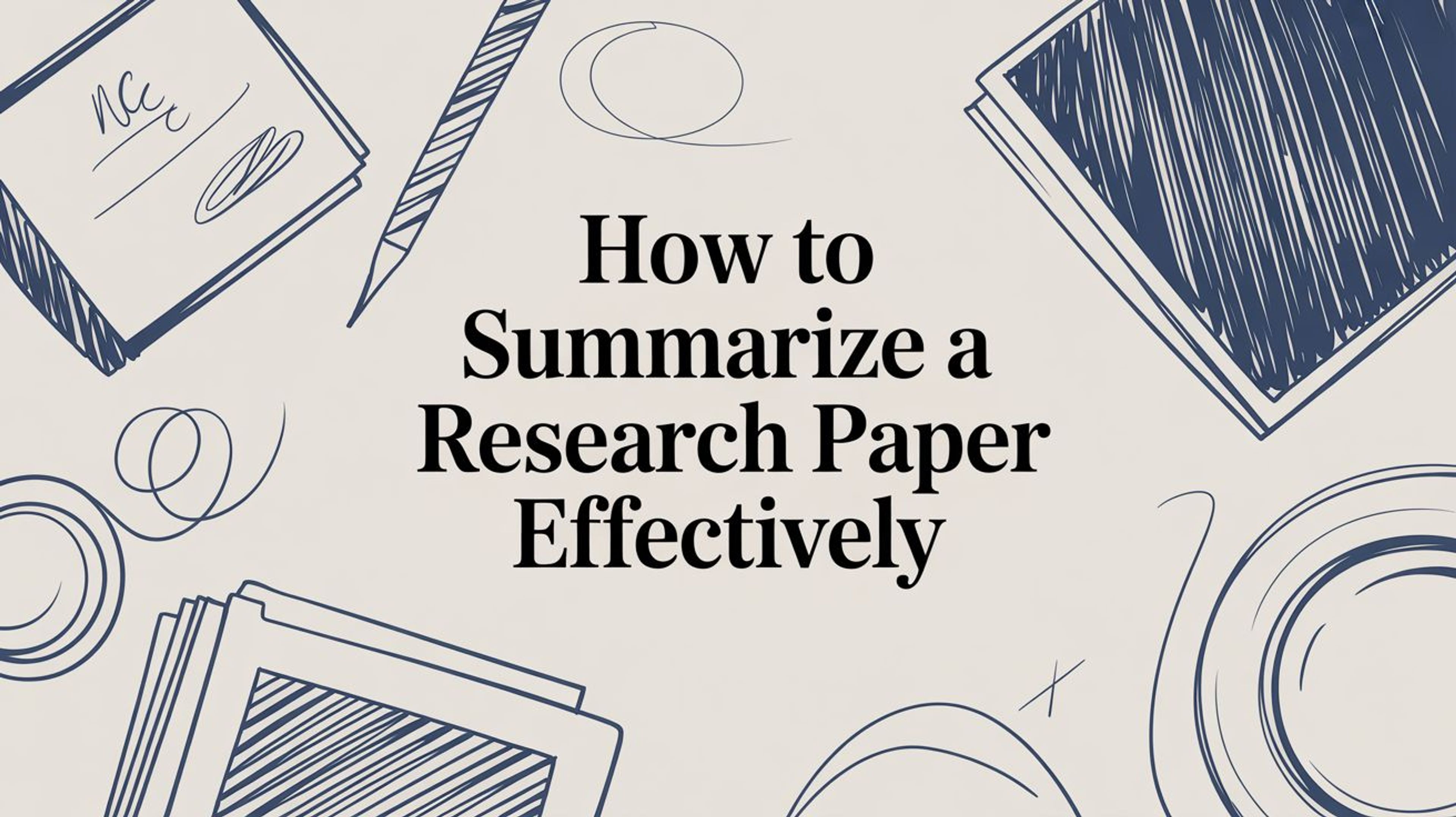 How to Summarize a Research Paper Effectively