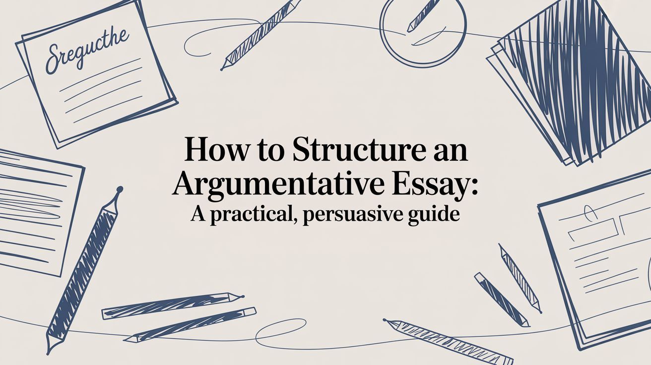 How to Structure an Argumentative Essay: A Practical, Persuasive Guide