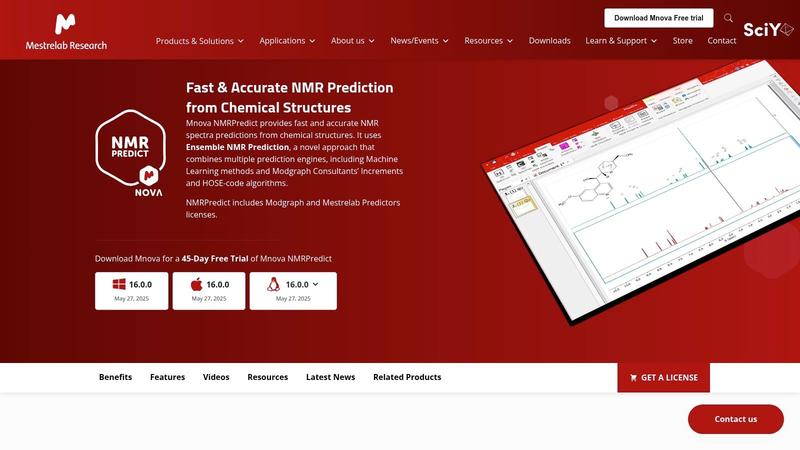 Mestrelab Mnova — NMR Predict
