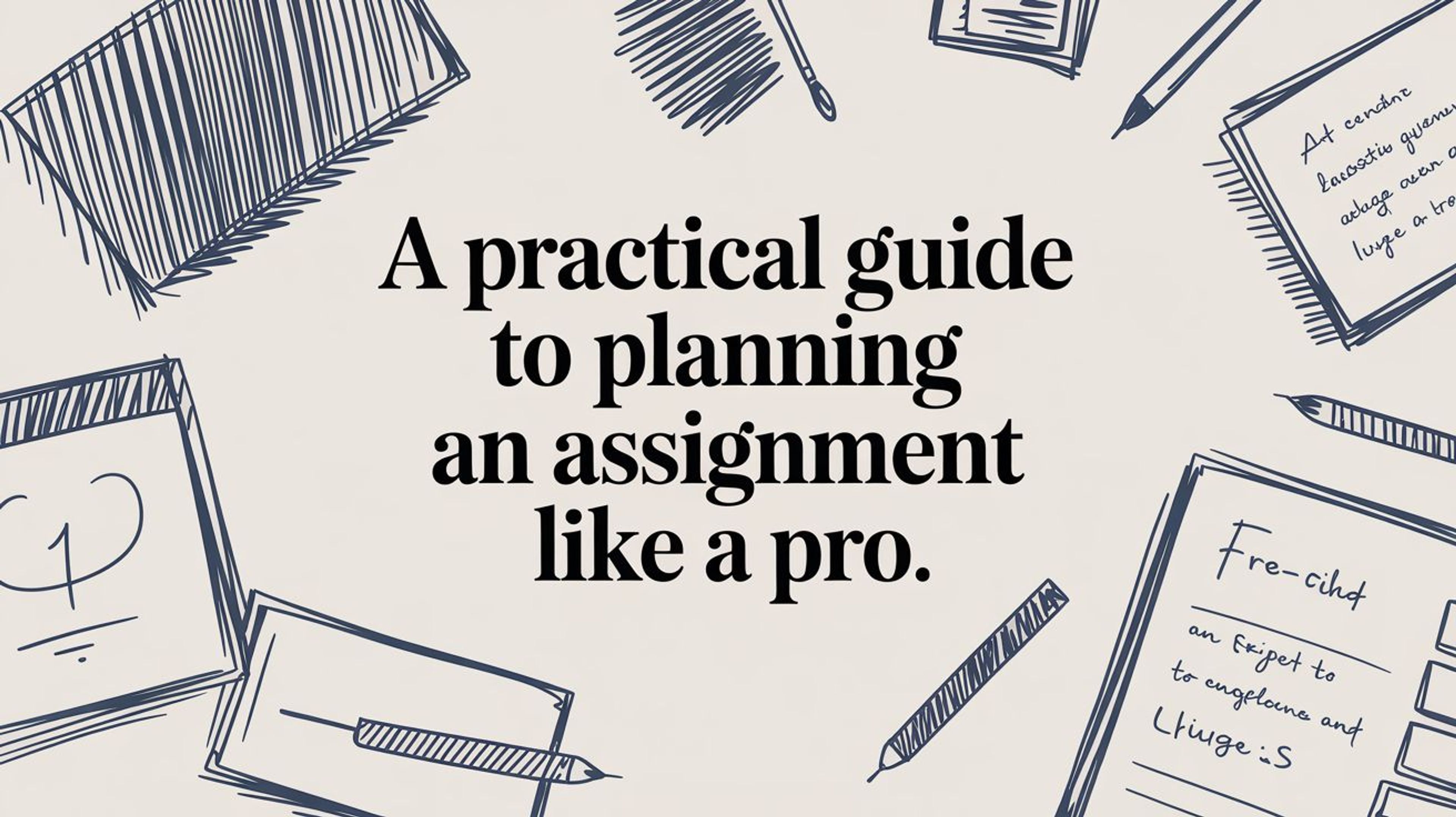 A Practical Guide to Planning an Assignment Like a Pro