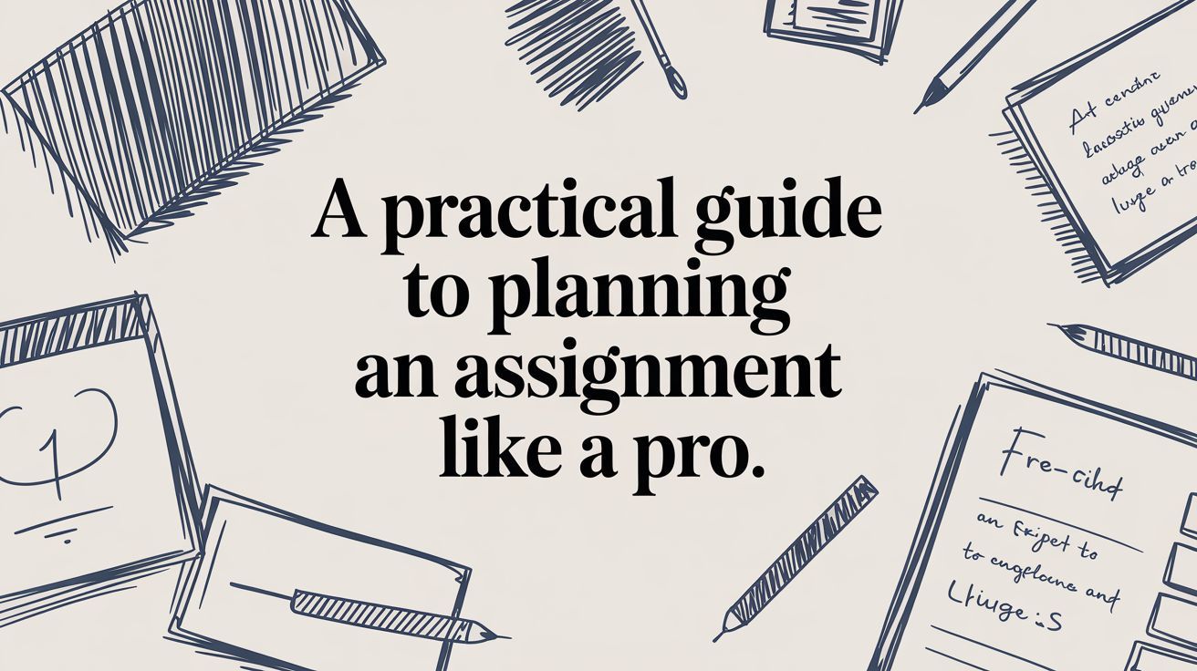 A Practical Guide to Planning an Assignment Like a Pro