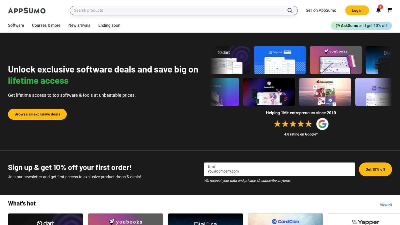 AppSumo – Deals marketplace for AI tools