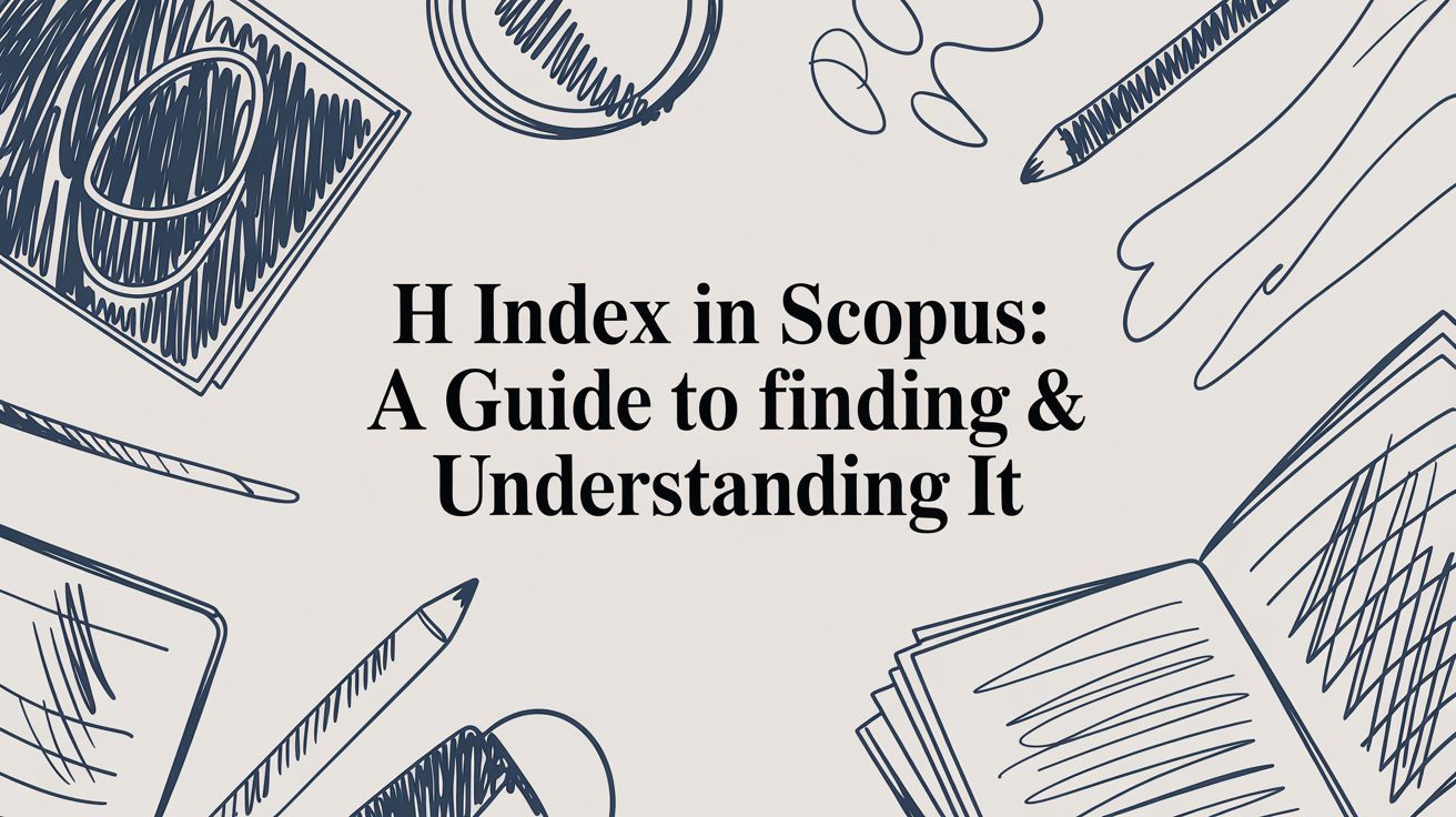 H Index in Scopus: A Guide to Finding & Understanding It