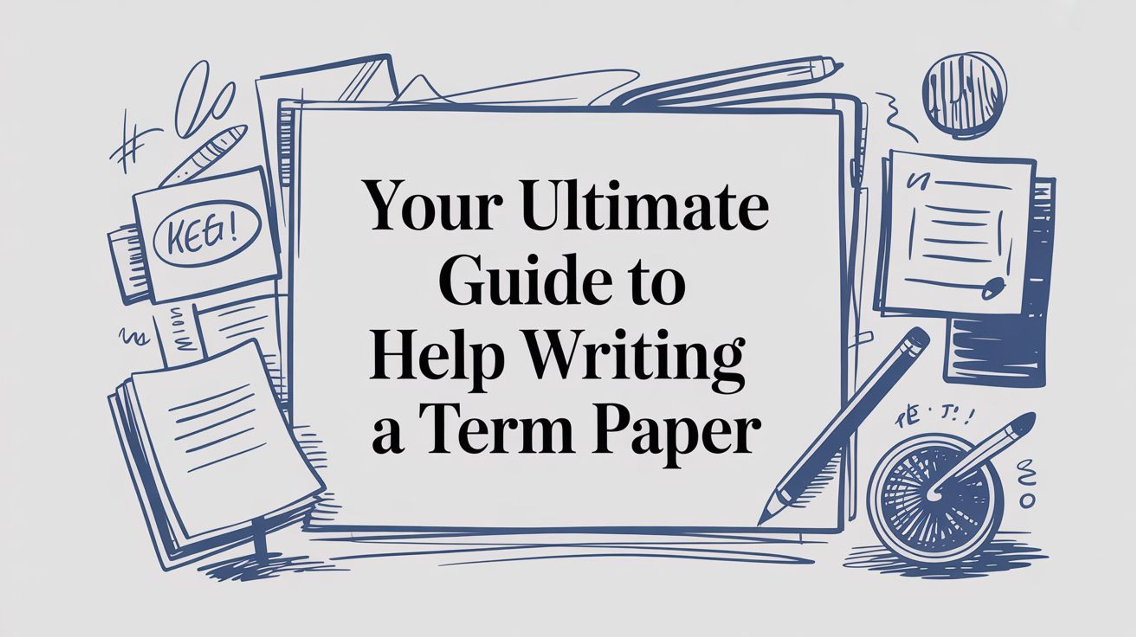 Your Ultimate Guide to Help Writing a Term Paper