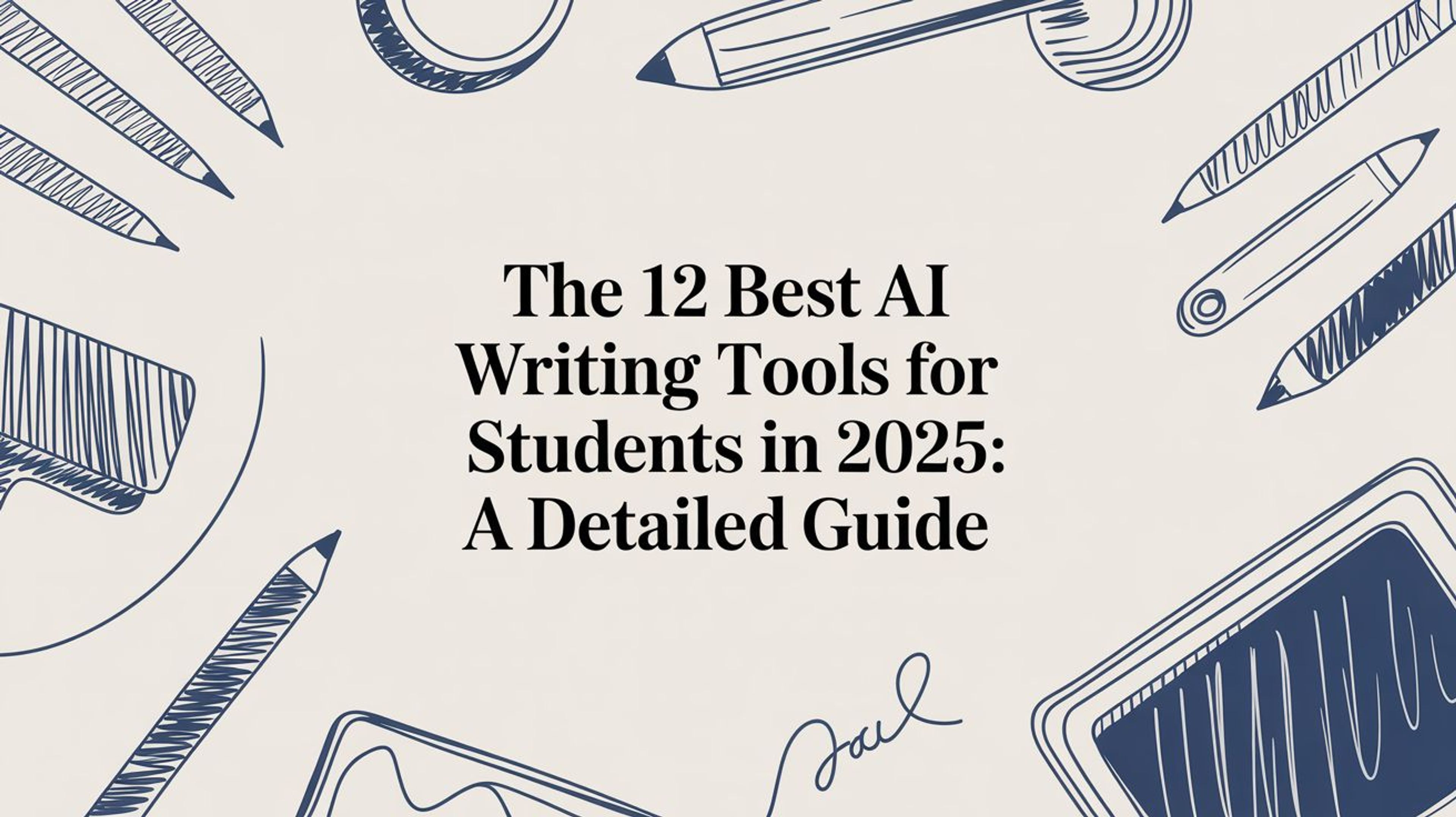 The 12 Best AI Writing Tools for Students in 2025: A Detailed Guide