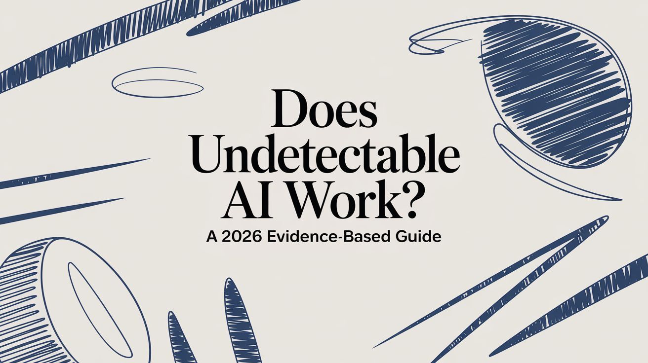 Does Undetectable AI Work? A 2026 Evidence-Based Guide