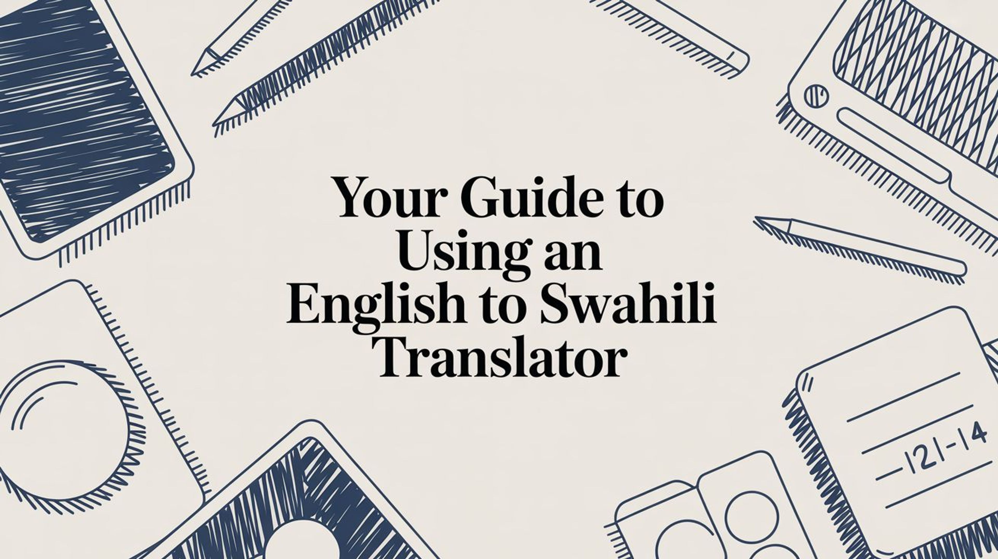 Your Guide to Using an English to Swahili Translator