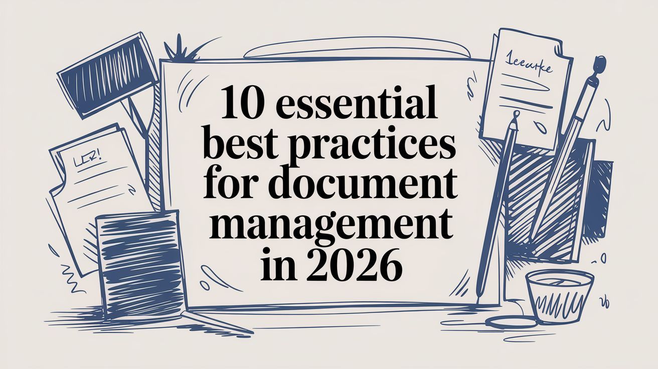 10 Essential Best Practices for Document Management in 2026