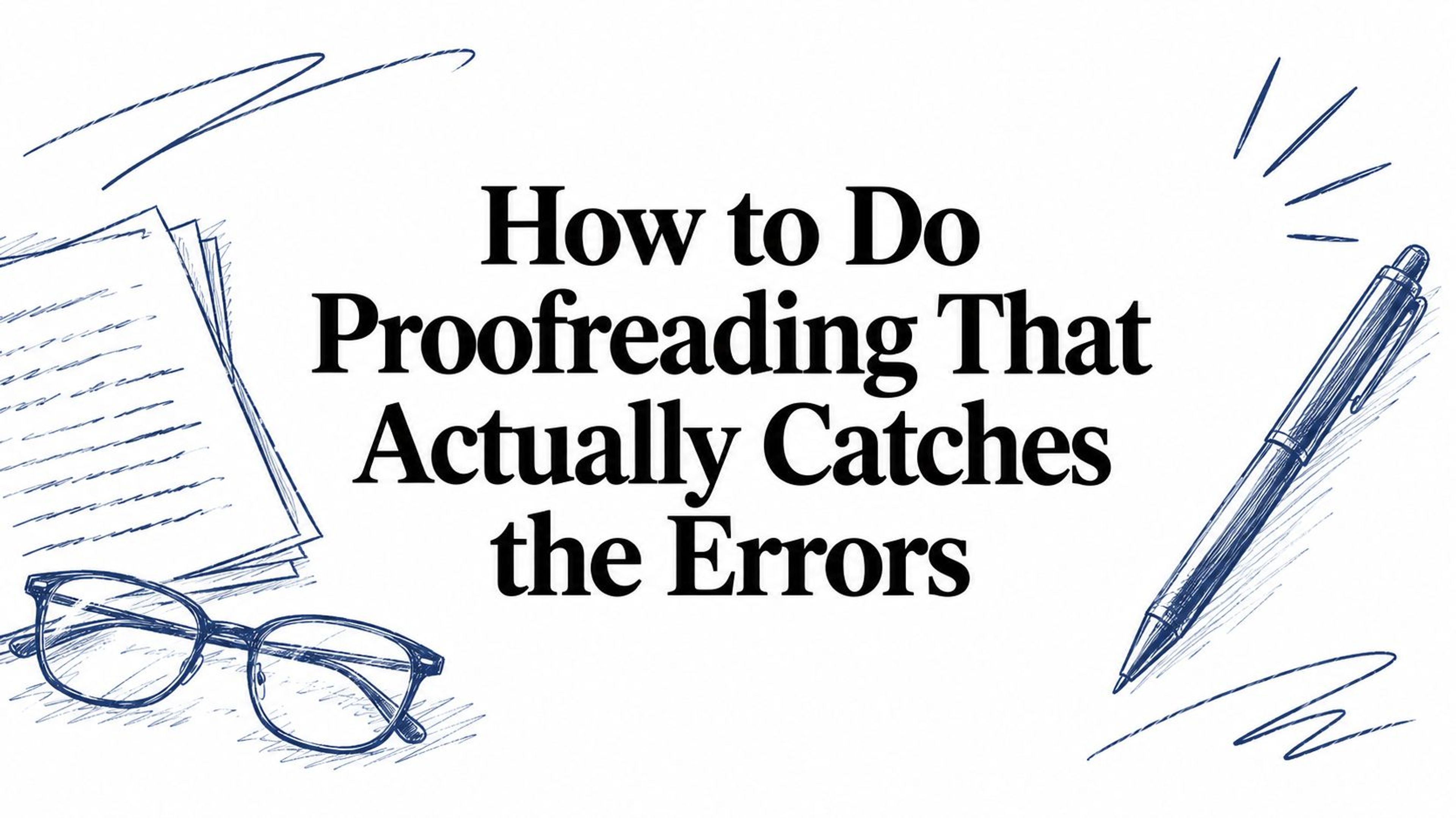 How to Do Proofreading That Actually Catches the Errors