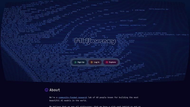 Midjourney's Discord-based interface showing generated images