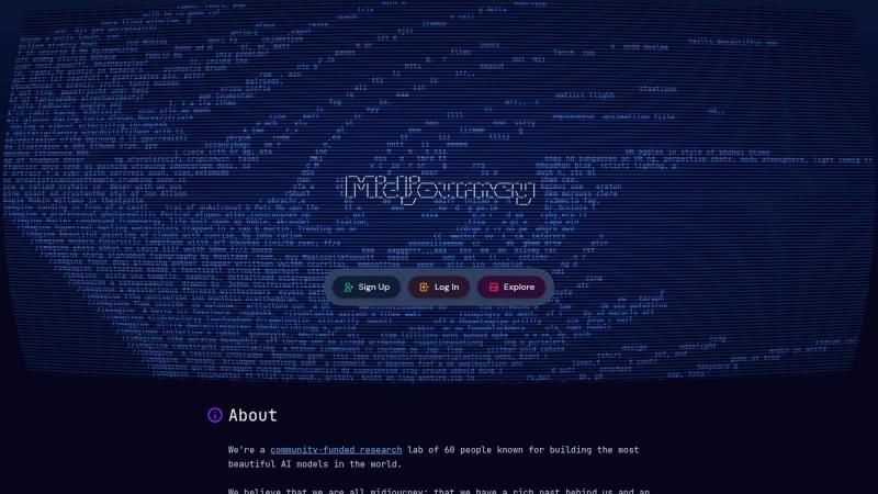 Midjourney's Discord-based interface showing generated images