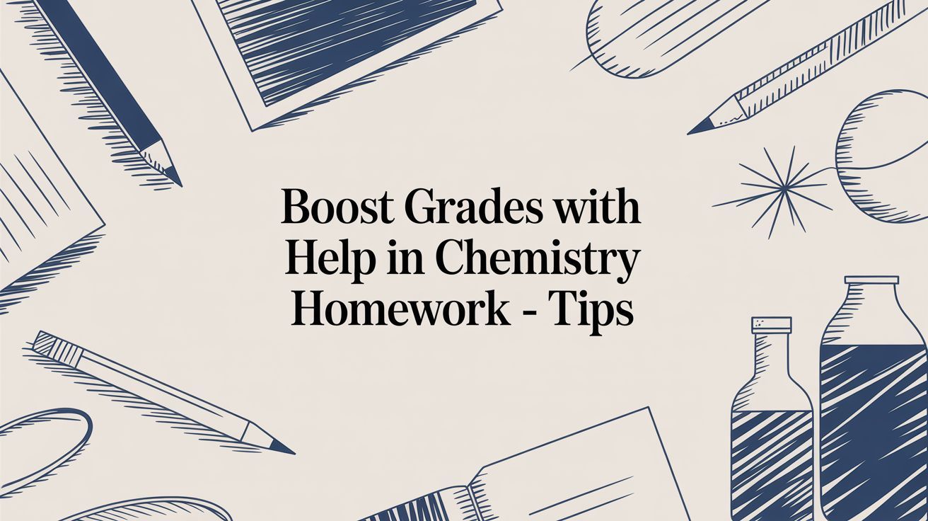 Boost Grades with help in chemistry homework - Tips