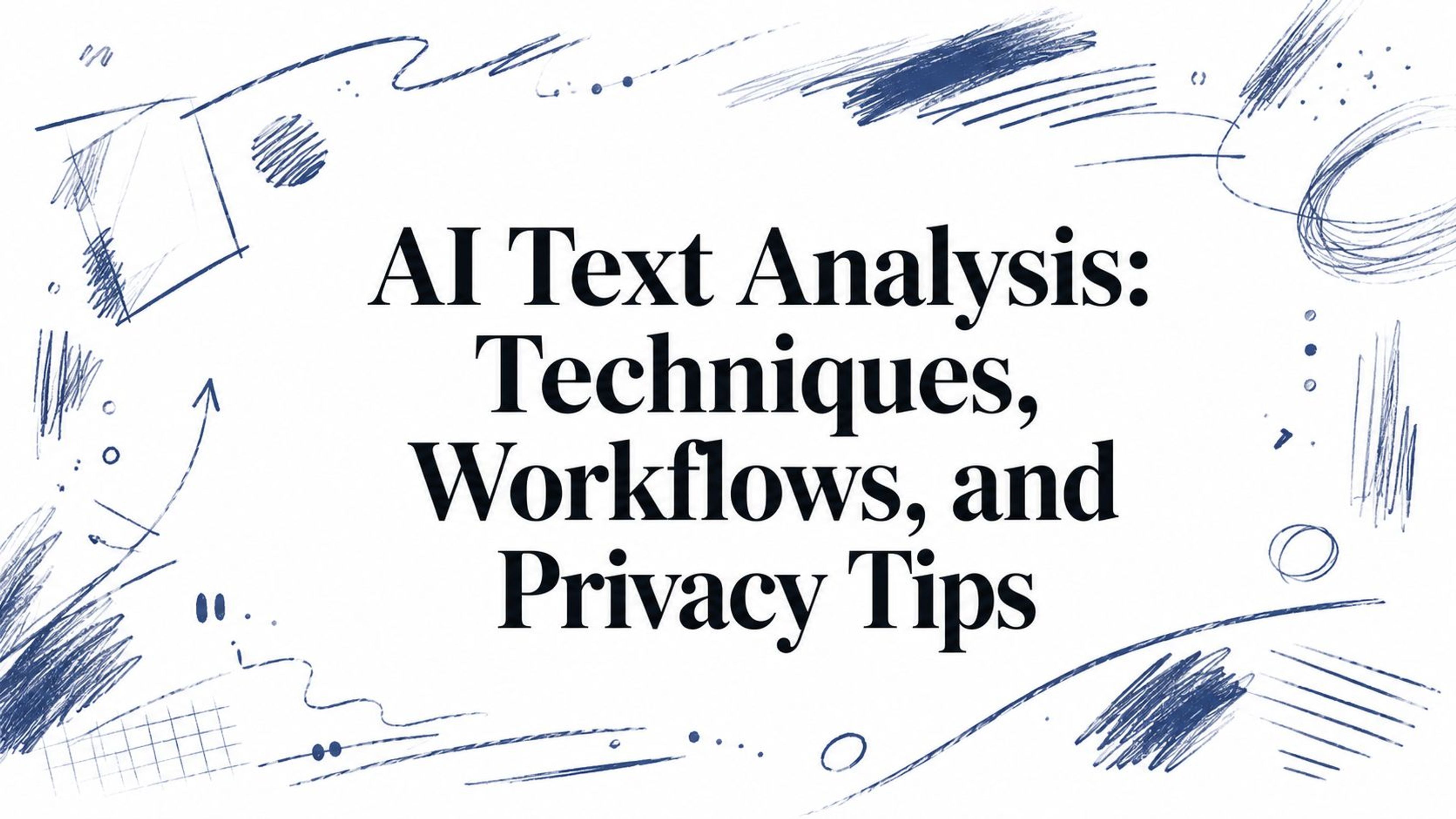 AI Text Analysis: Techniques, Workflows, and Privacy Tips
