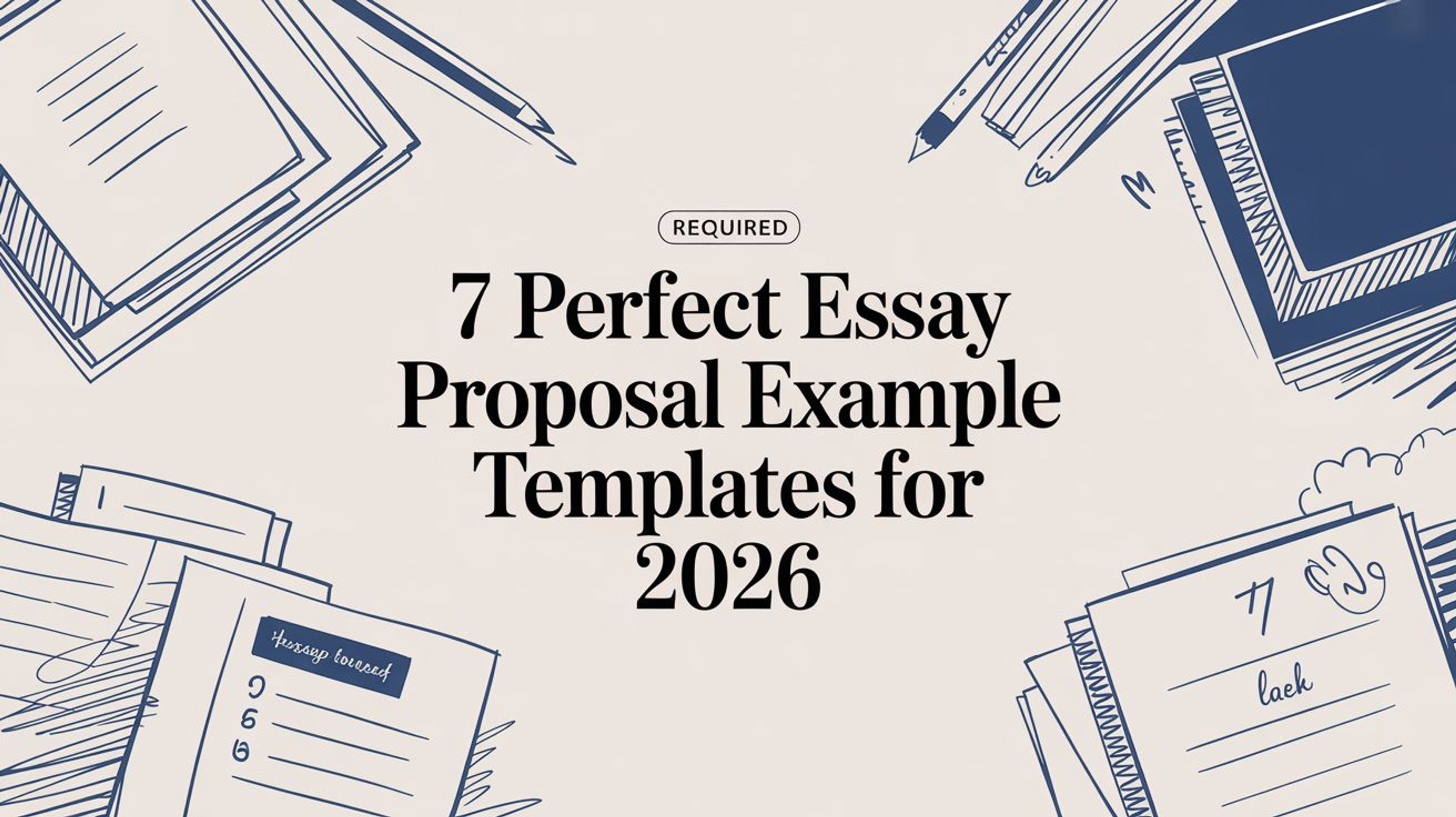 7 Perfect Essay Proposal Example Templates for 2026