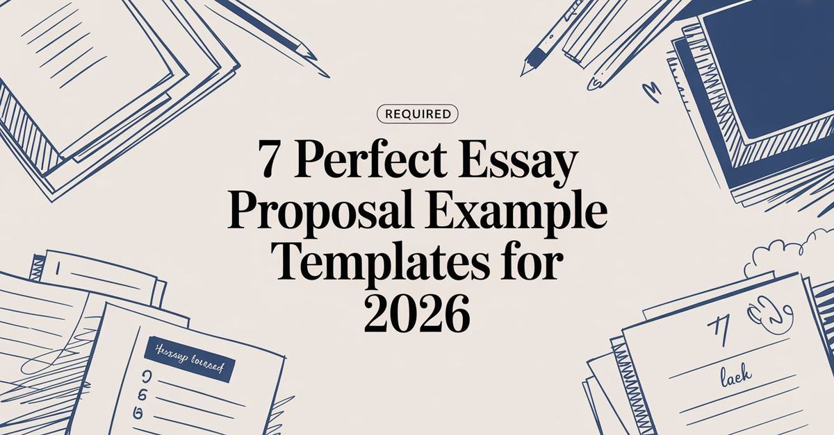 7 Perfect Essay Proposal Example Templates for 2026 | 1chat - AI ...