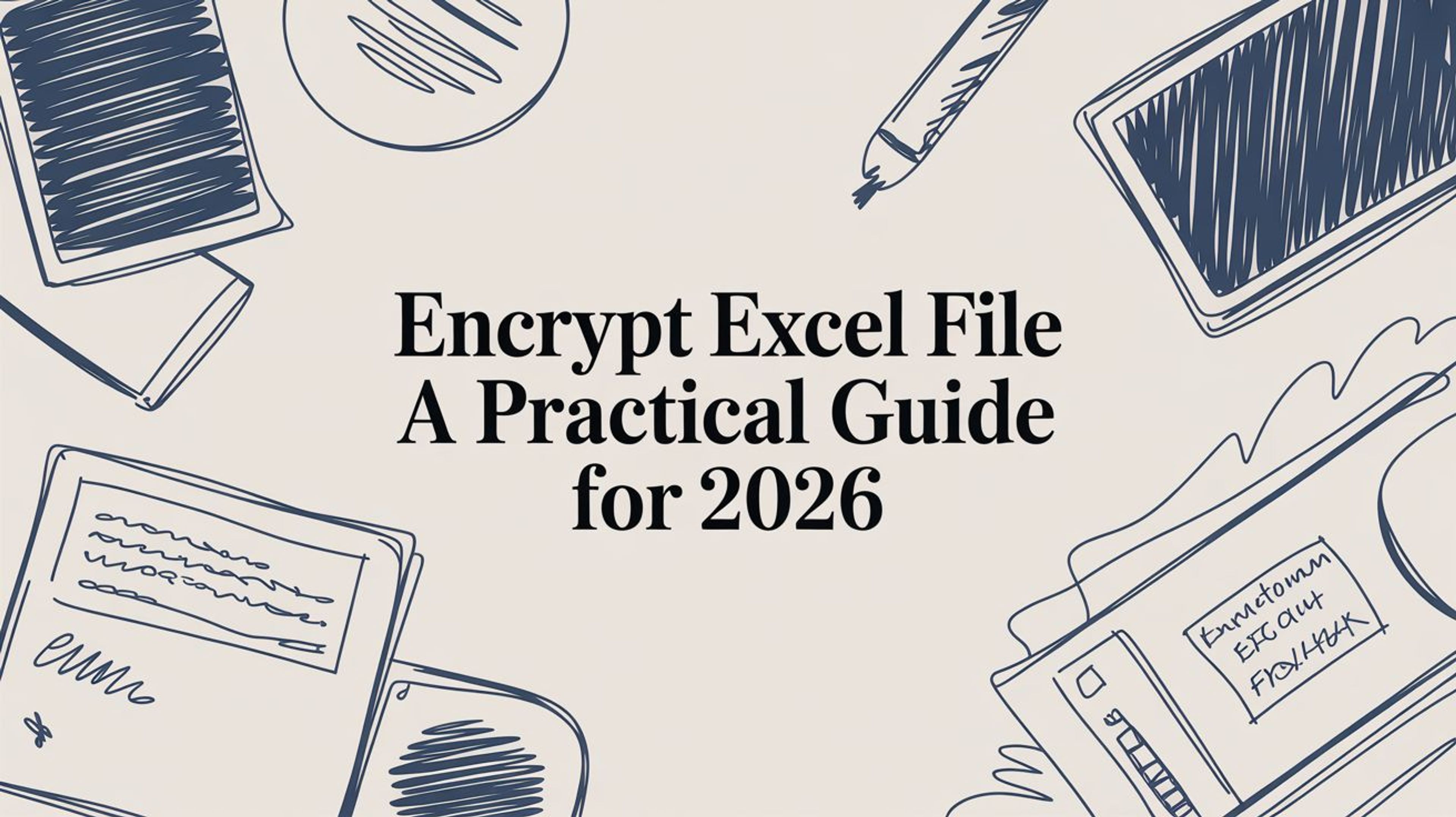 Encrypt Excel File A Practical Guide for 2026
