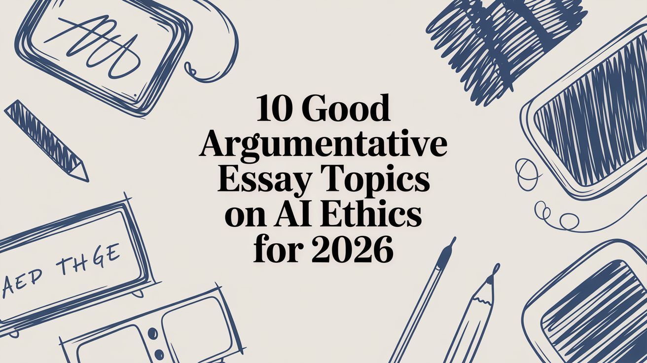 10 Good Argumentative Essay Topics on AI Ethics for 2026