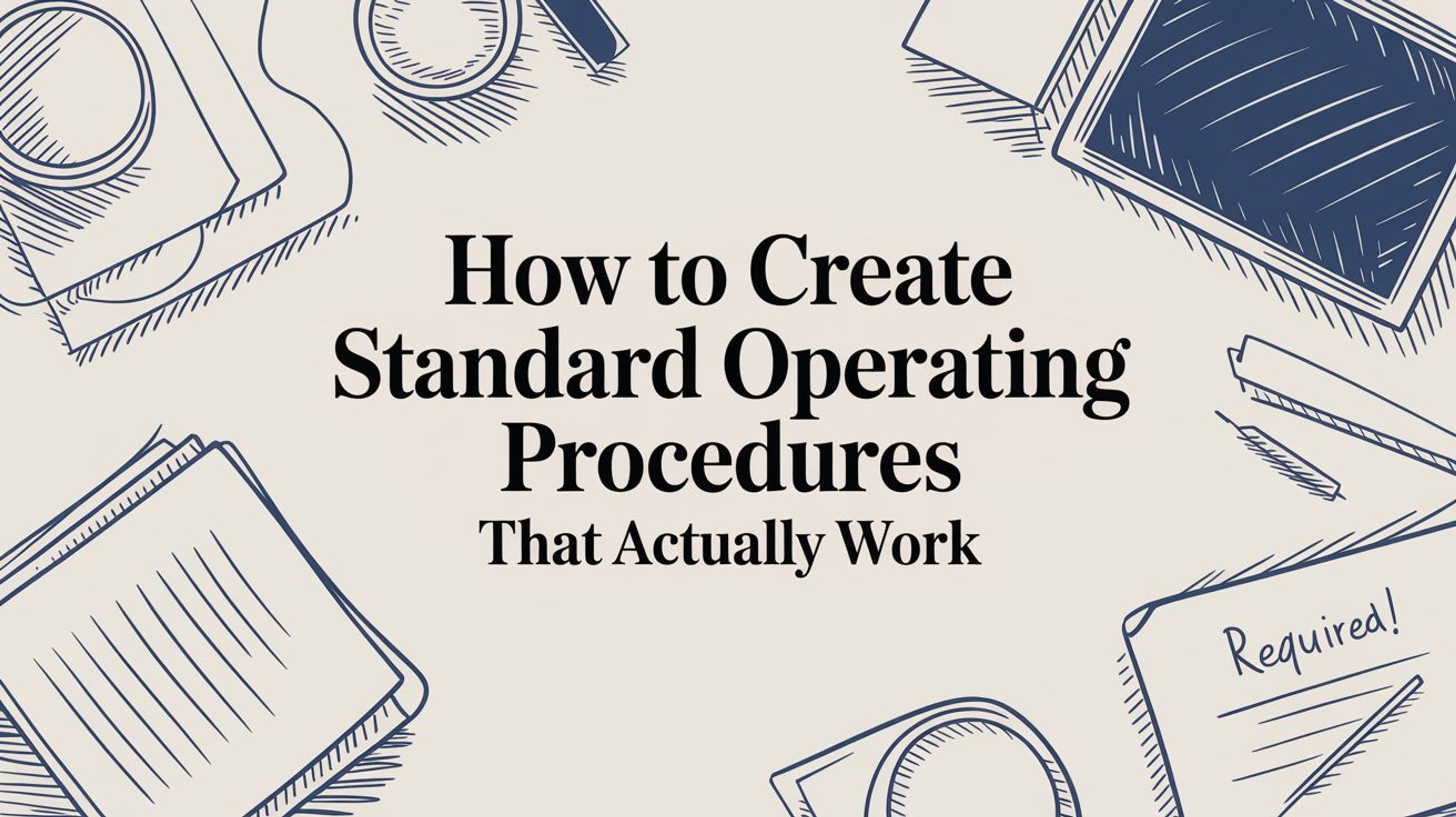 How to Create Standard Operating Procedures That Actually Work