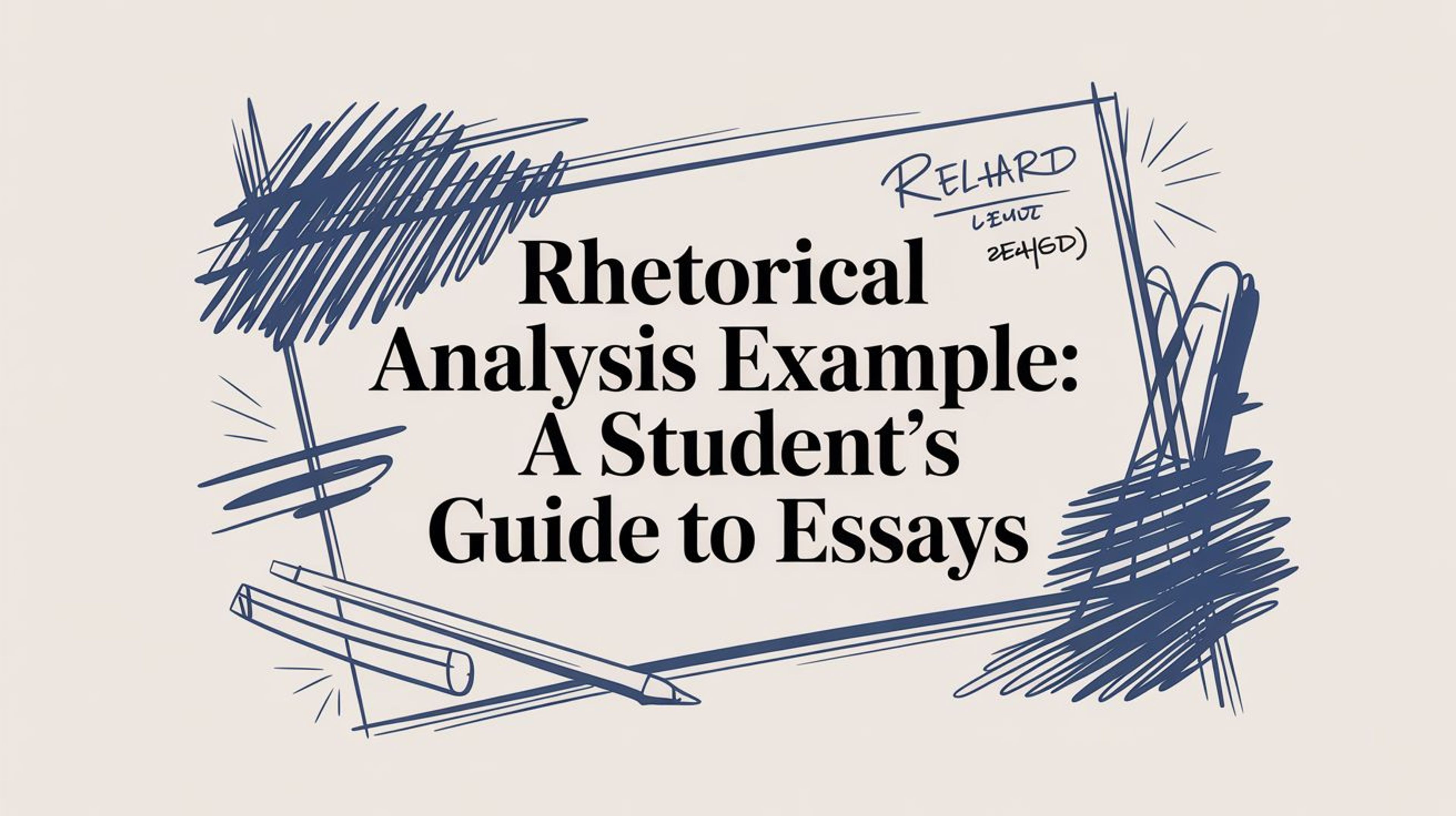 Rhetorical Analysis Example: A Student's Guide to Essays