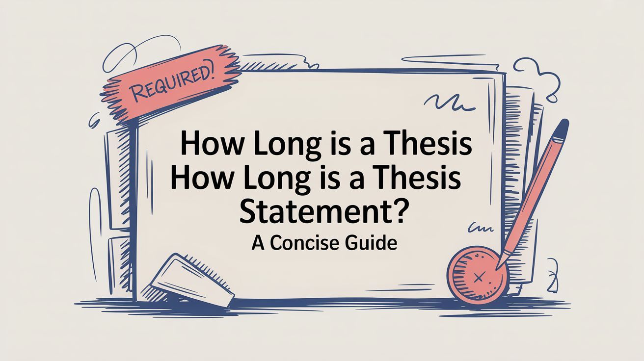 How long is a thesis statement: how long is a thesis statement? A concise guide