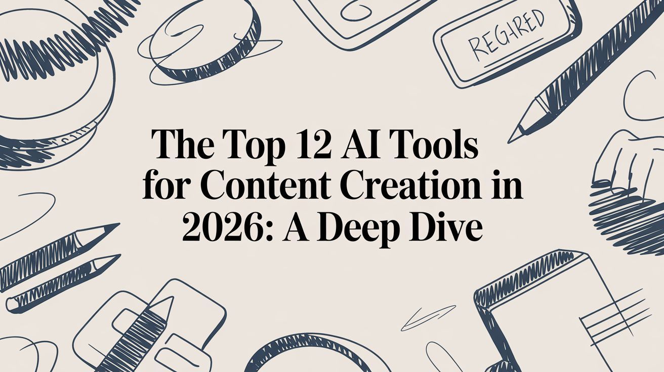 The Top 12 AI Tools for Content Creation in 2026: A Deep Dive