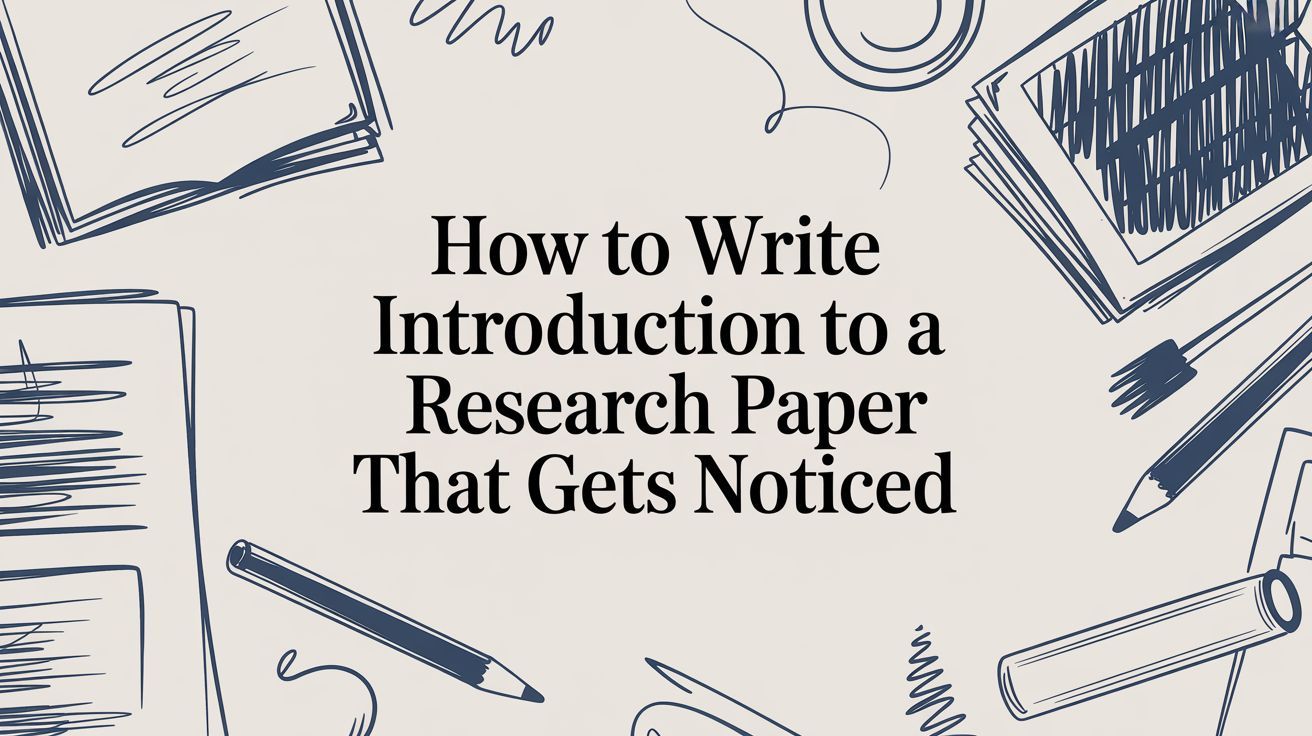 How to Write Introduction to a Research Paper That Gets Noticed