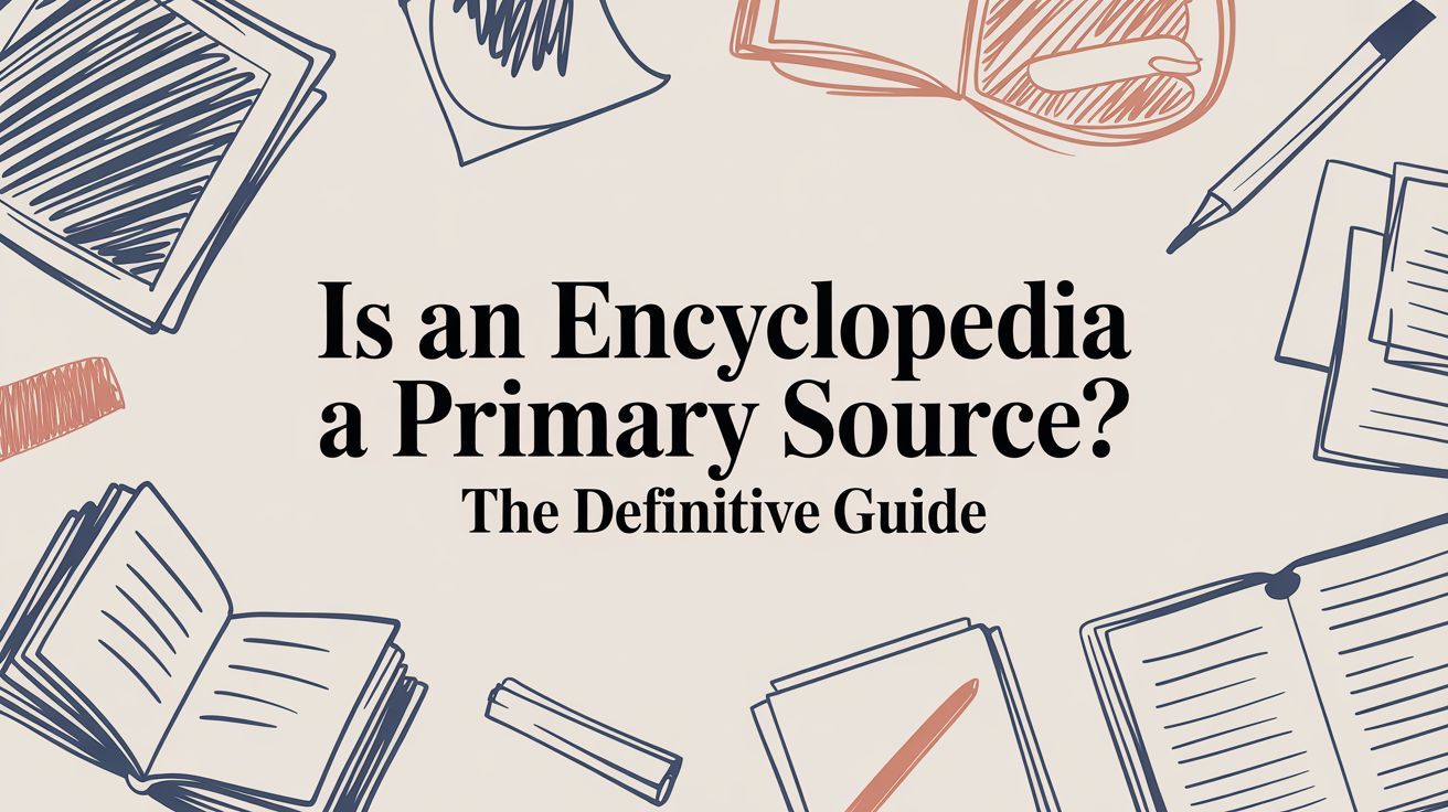 Is an Encyclopedia a Primary Source? The Definitive Guide