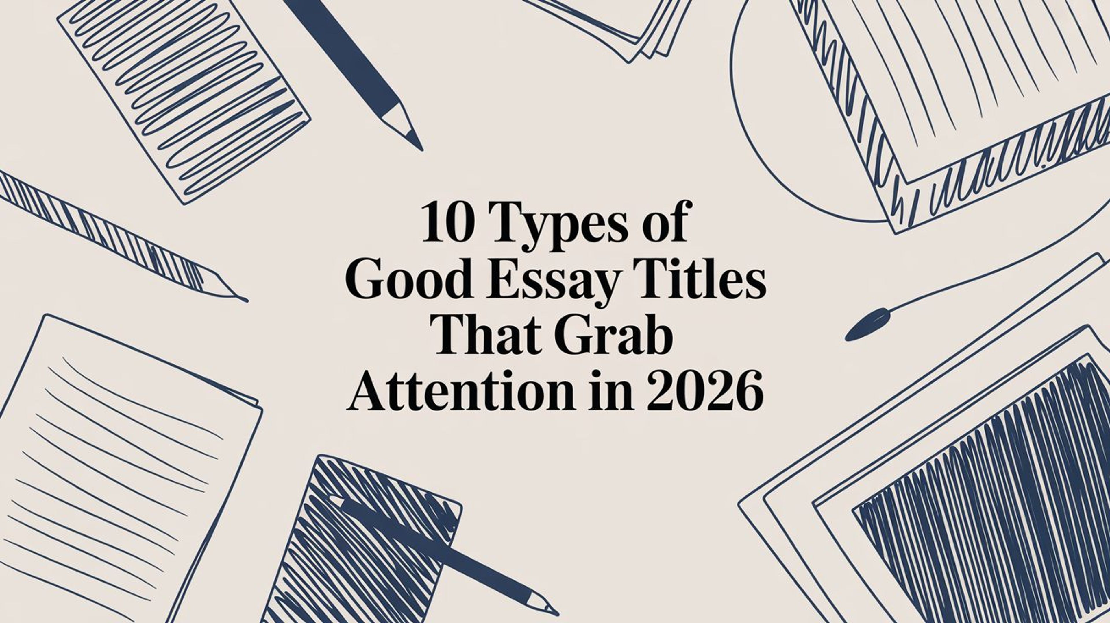 10 Types of Good Essay Titles That Grab Attention in 2026