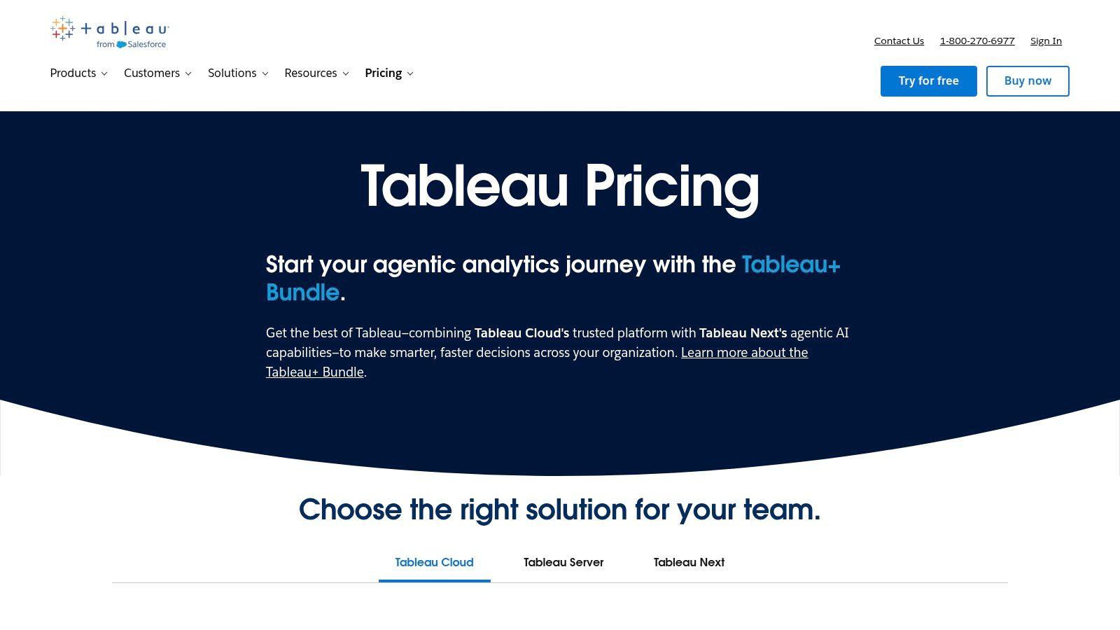 Tableau (Salesforce) — Tableau with Tableau Pulse/AI