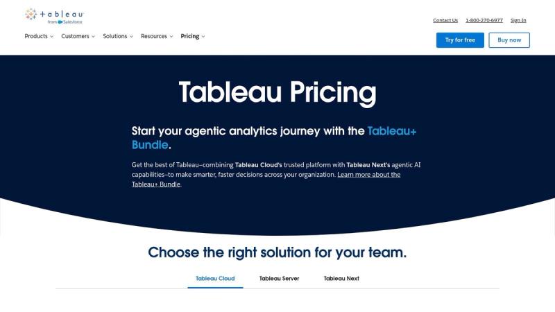 Tableau (Salesforce) — Tableau with Tableau Pulse/AI