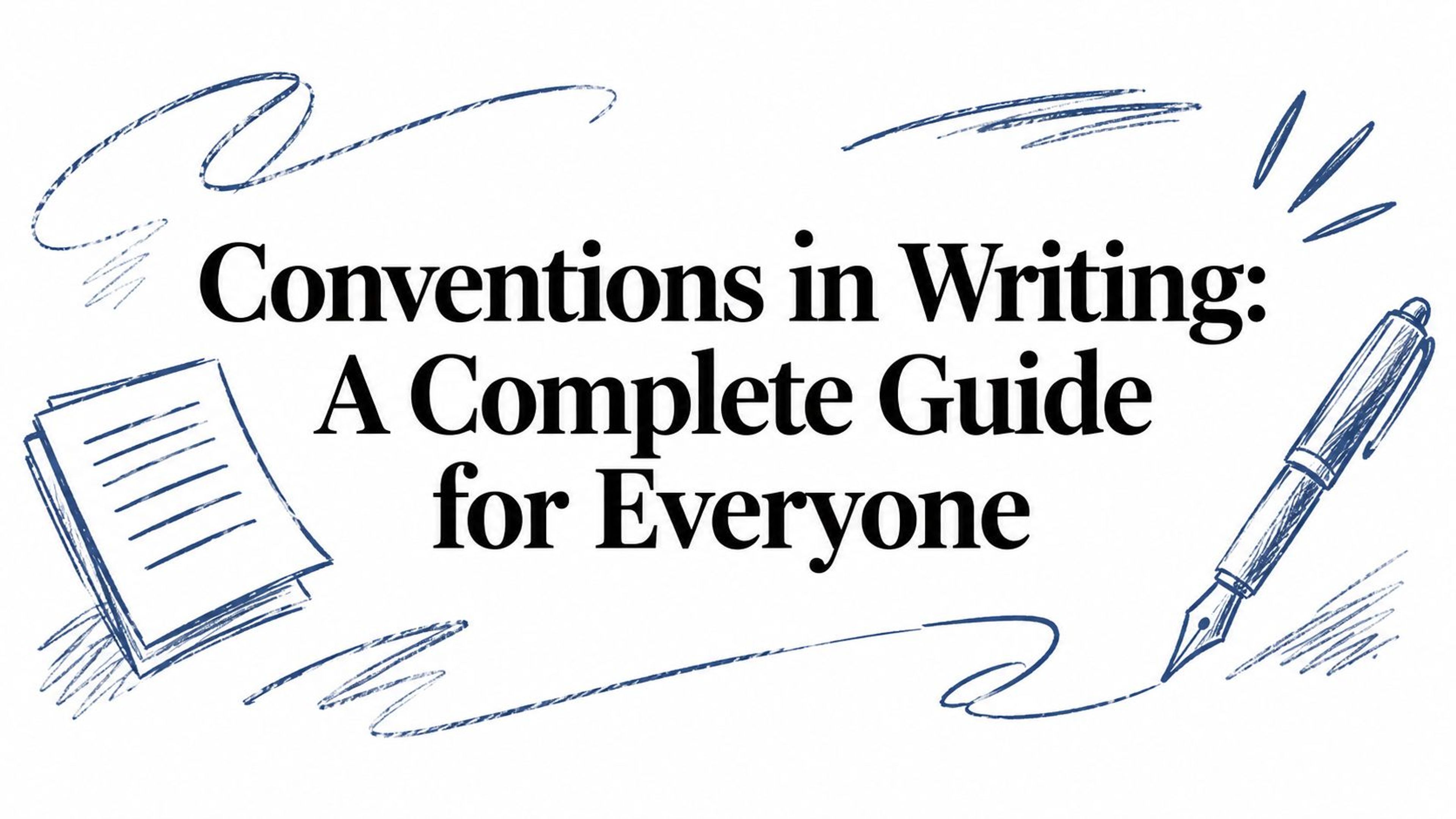 Conventions in Writing: A Complete Guide for Everyone