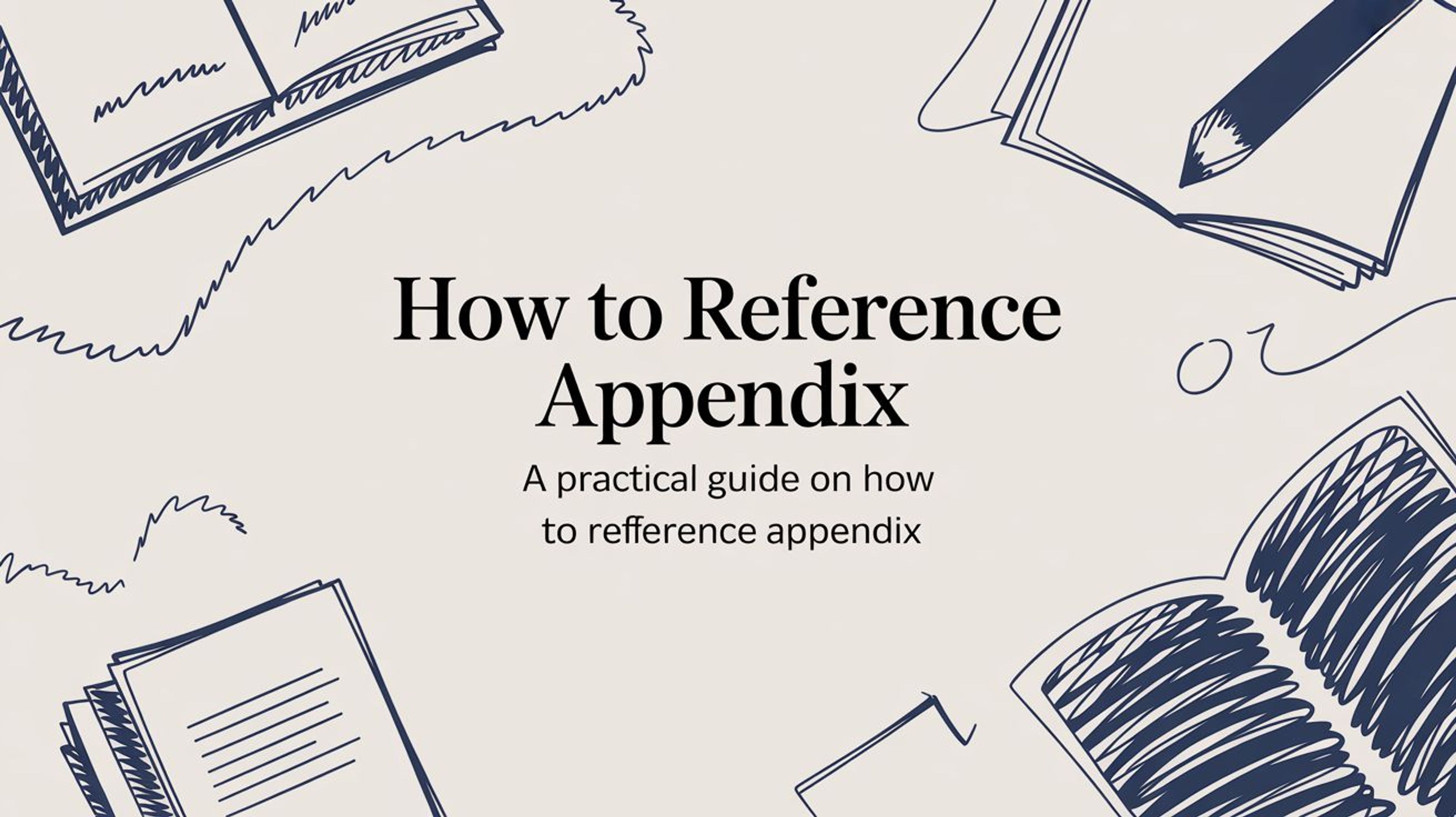 How to Reference Appendix: A Practical Guide on how to reference appendix