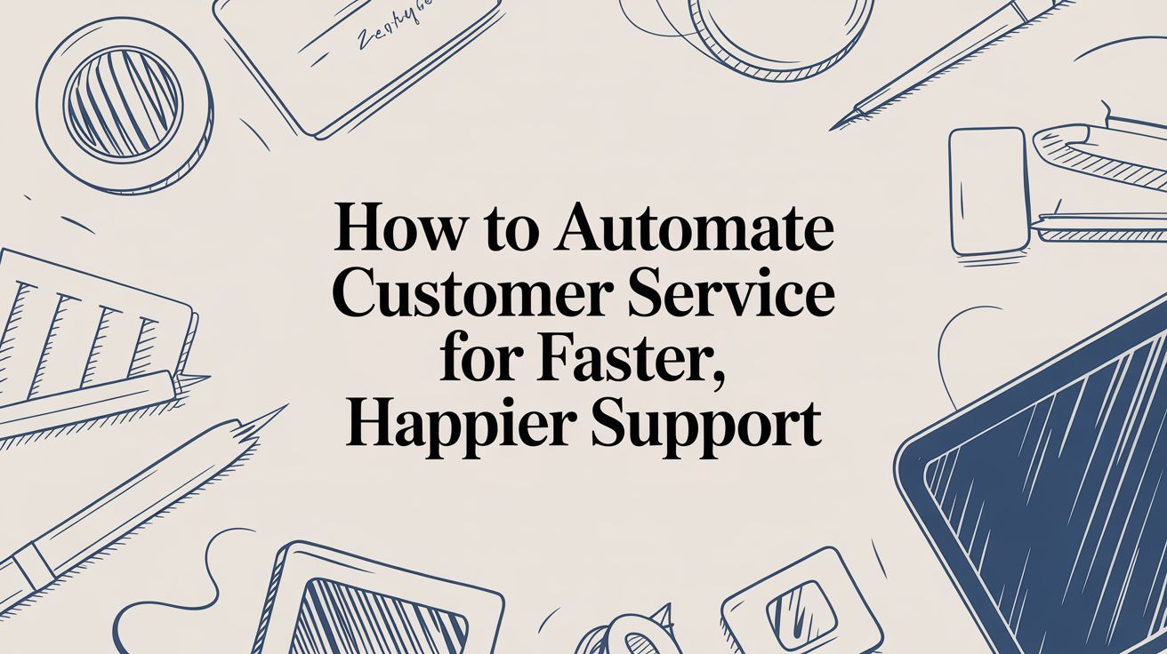 How to automate customer service for faster, happier support