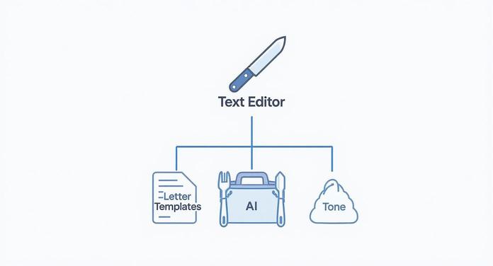 Infographic about app for letter writing