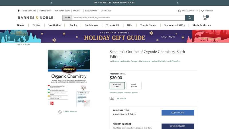 Schaum’s Outline of Organic Chemistry (book)