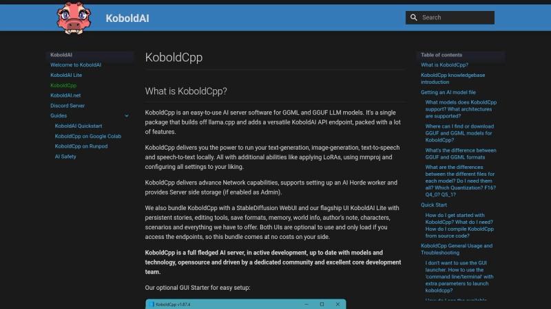 KoboldCpp (by KoboldAI)
