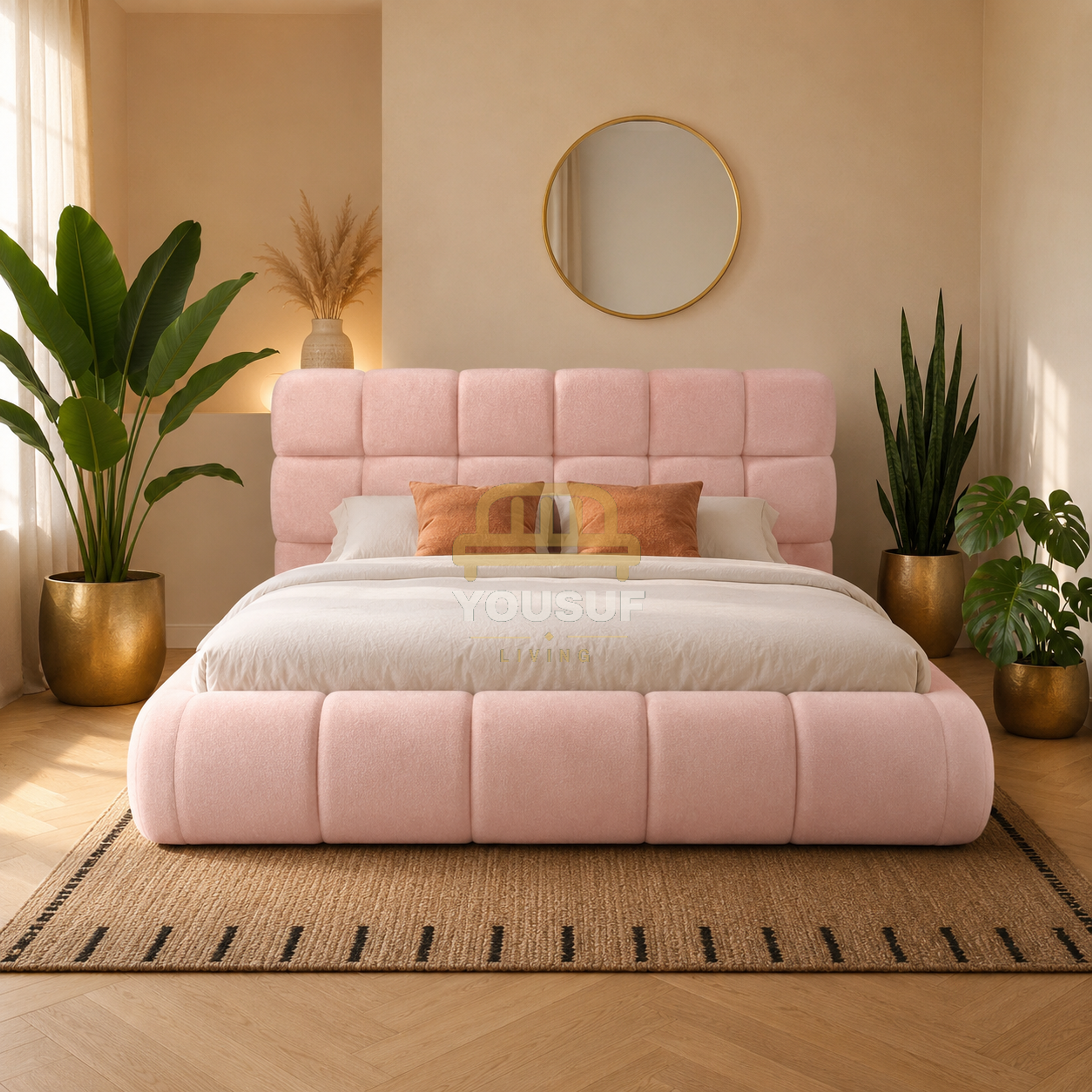 Harlow Tufted Bed