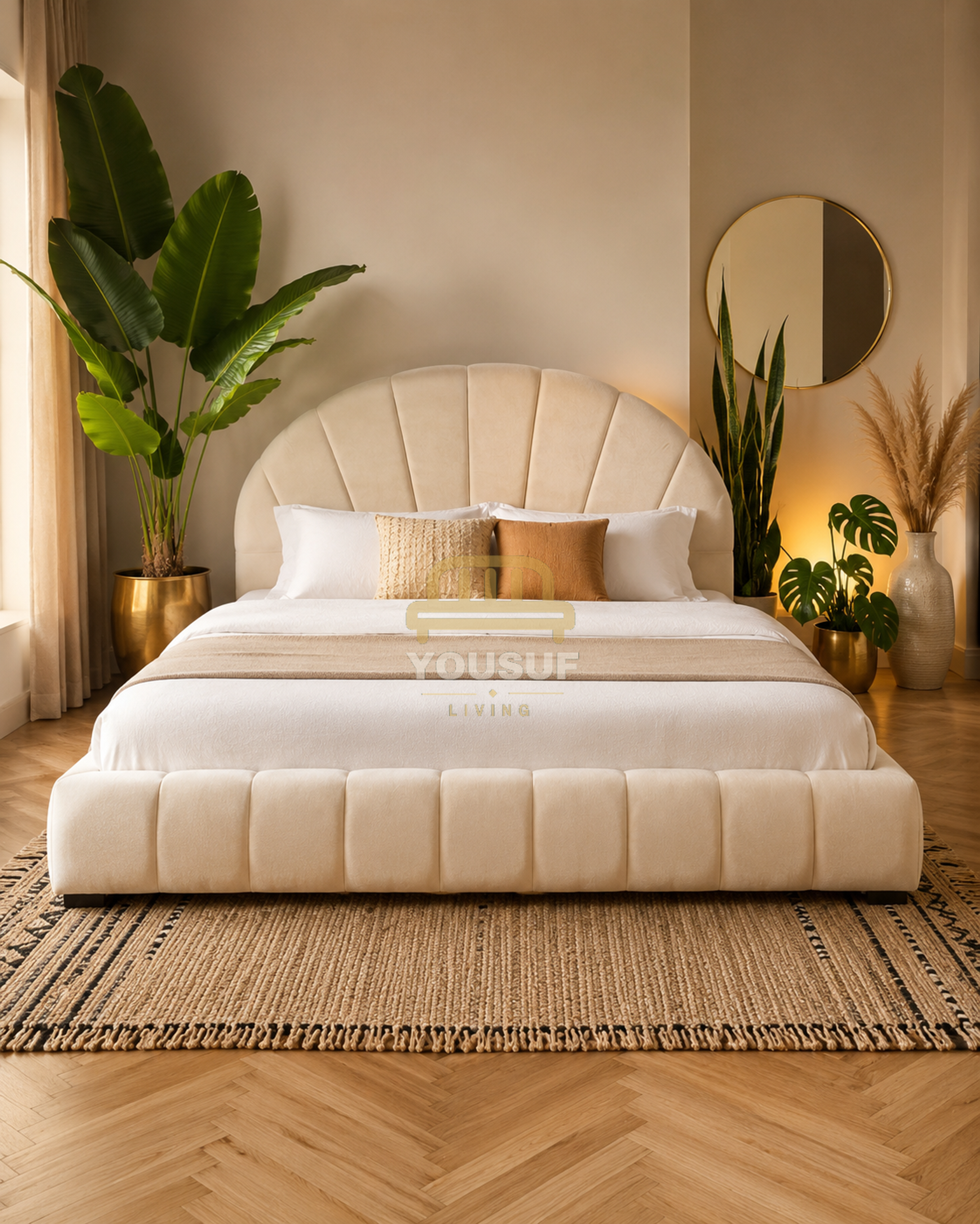 Fantail Shell Bed