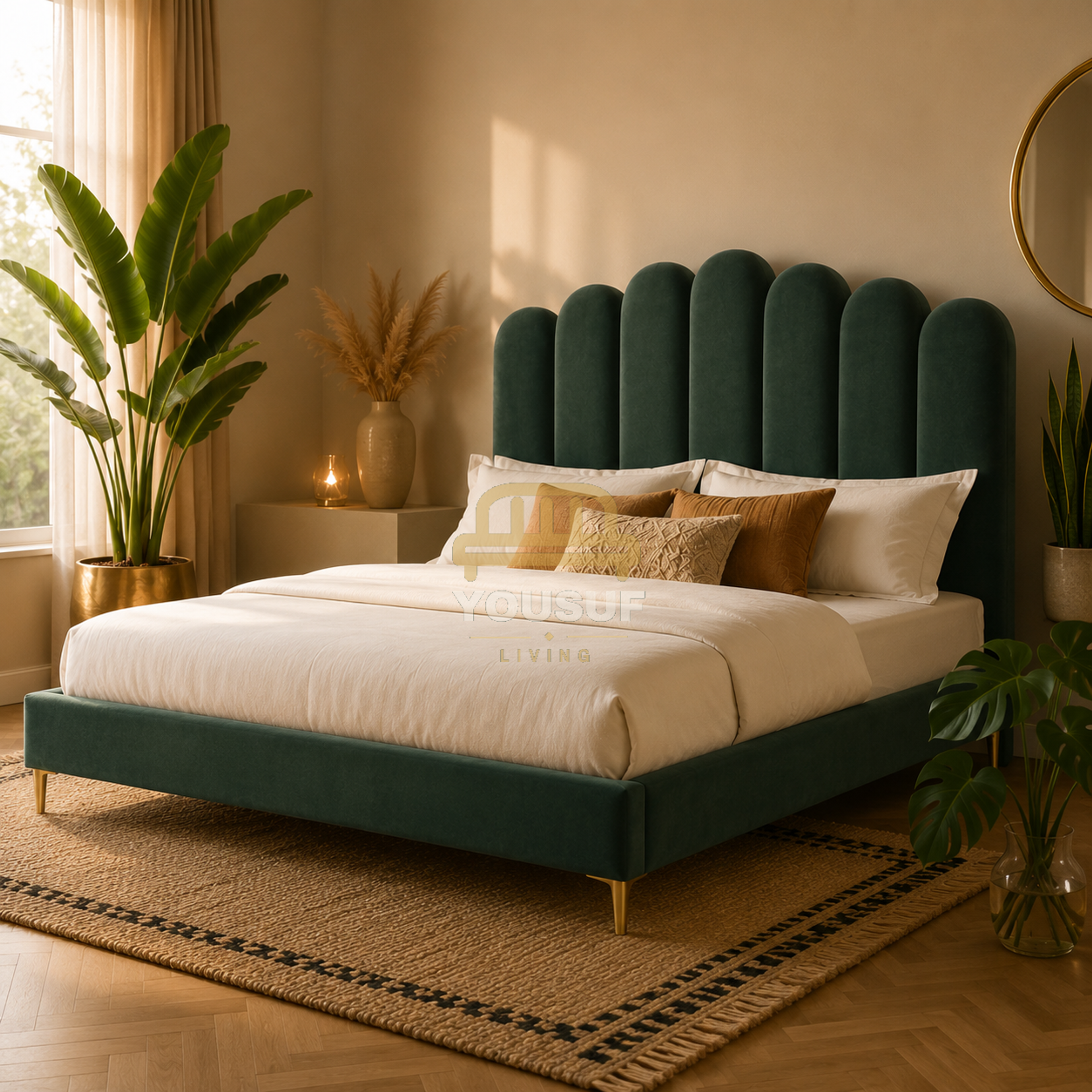 Column Arch Bed