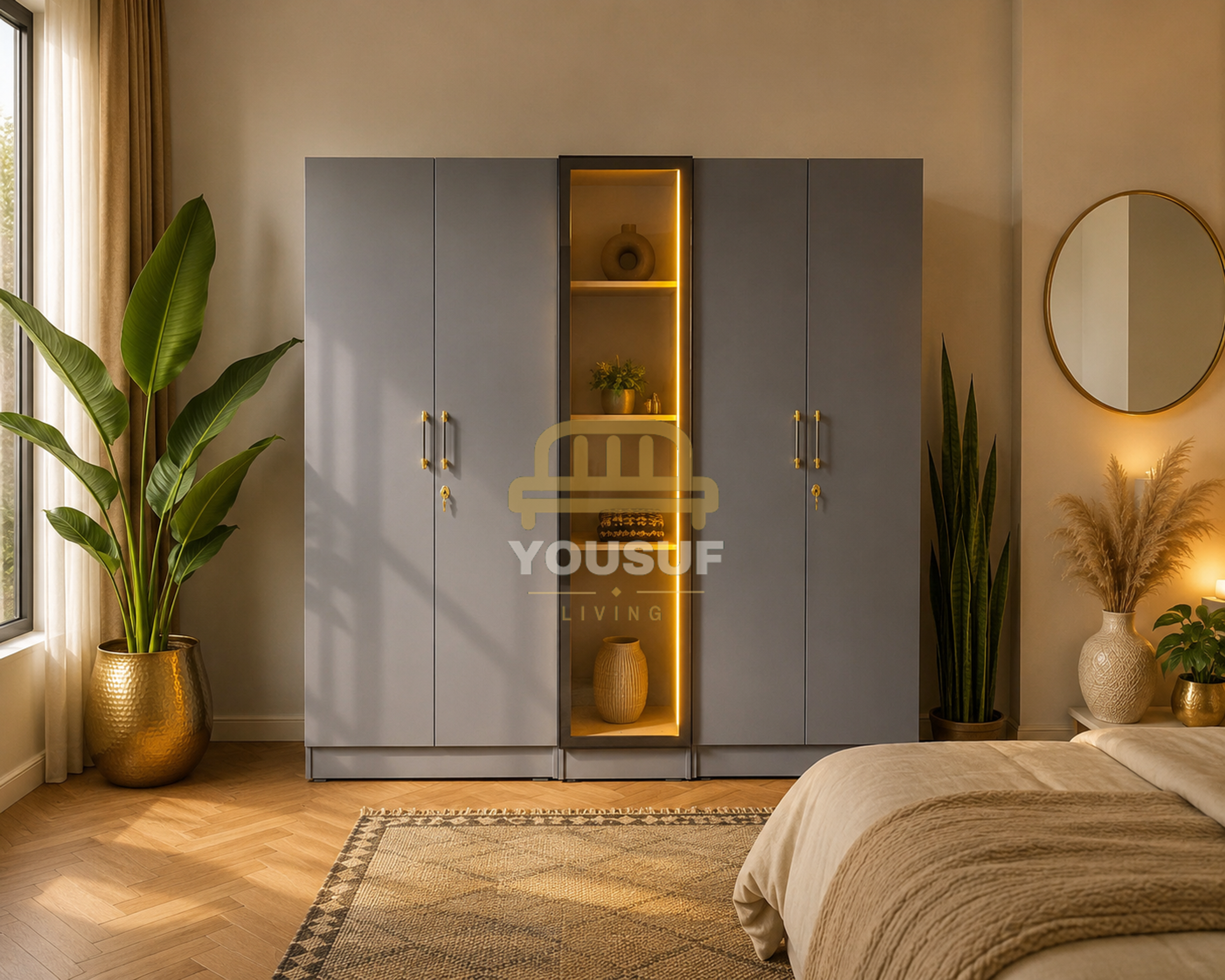 Glass Niche Wardrobe