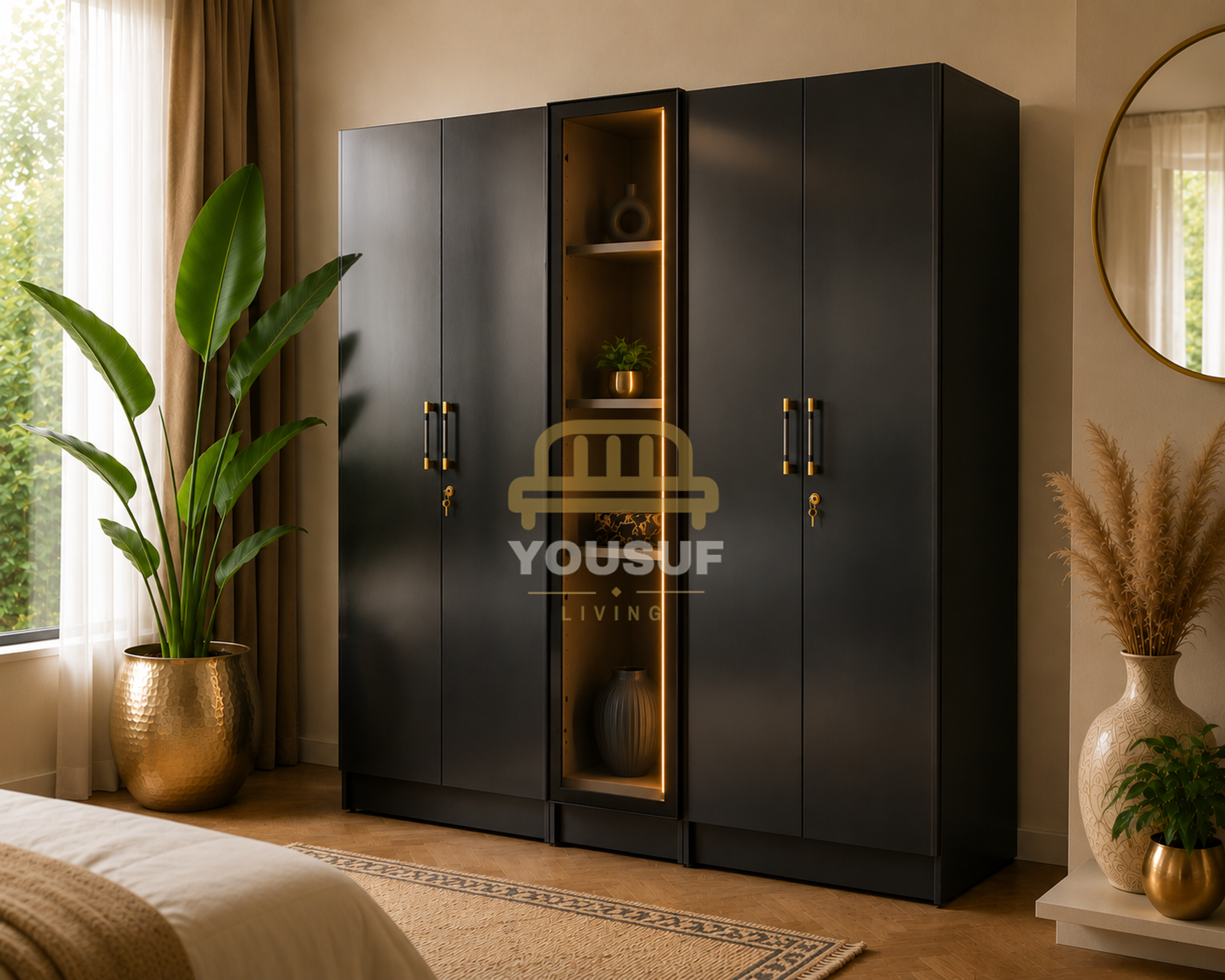 Glass Niche Wardrobe